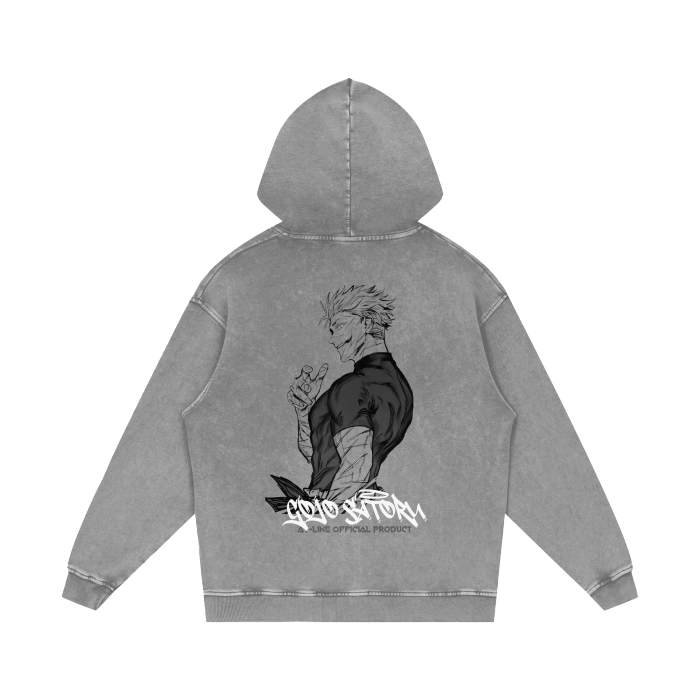 The Honored One Streetwear Washed Hoodie
