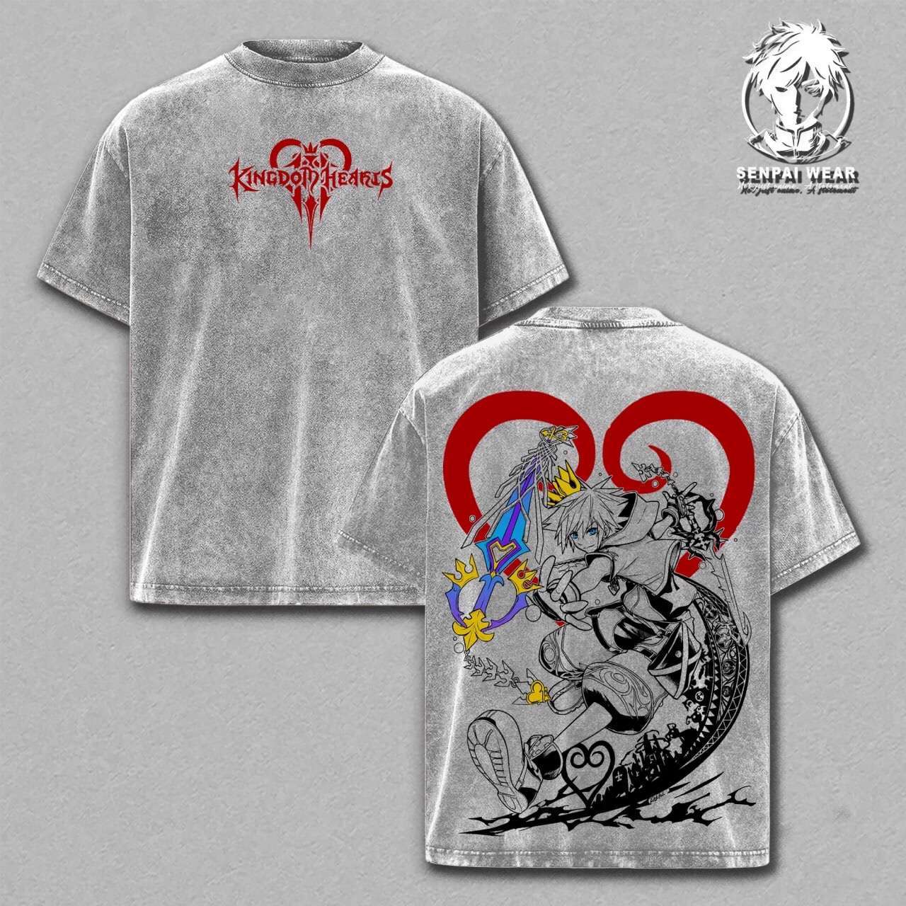 [Copy][Copy]Toji Fushiguro Jujutsu Kaisen Vintage  Washed T-shirt/Crewneck/Hoodie