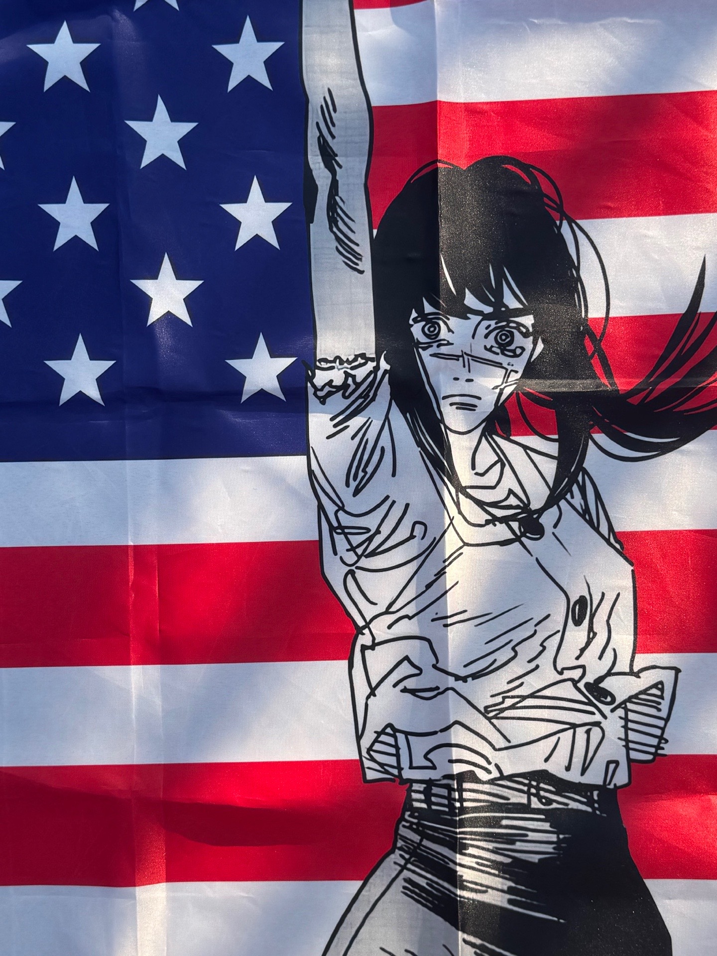 Anime Chainsaw Man Flag