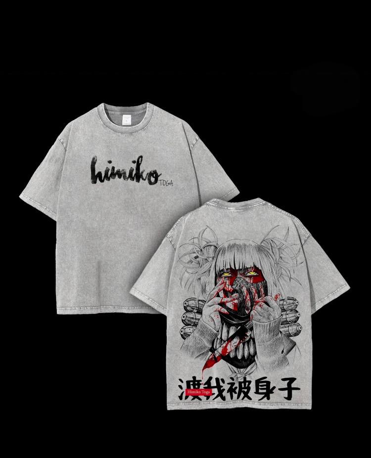 Toga My Hero Academia Vintage Washed T-shirt/Crewneck/Hoodie