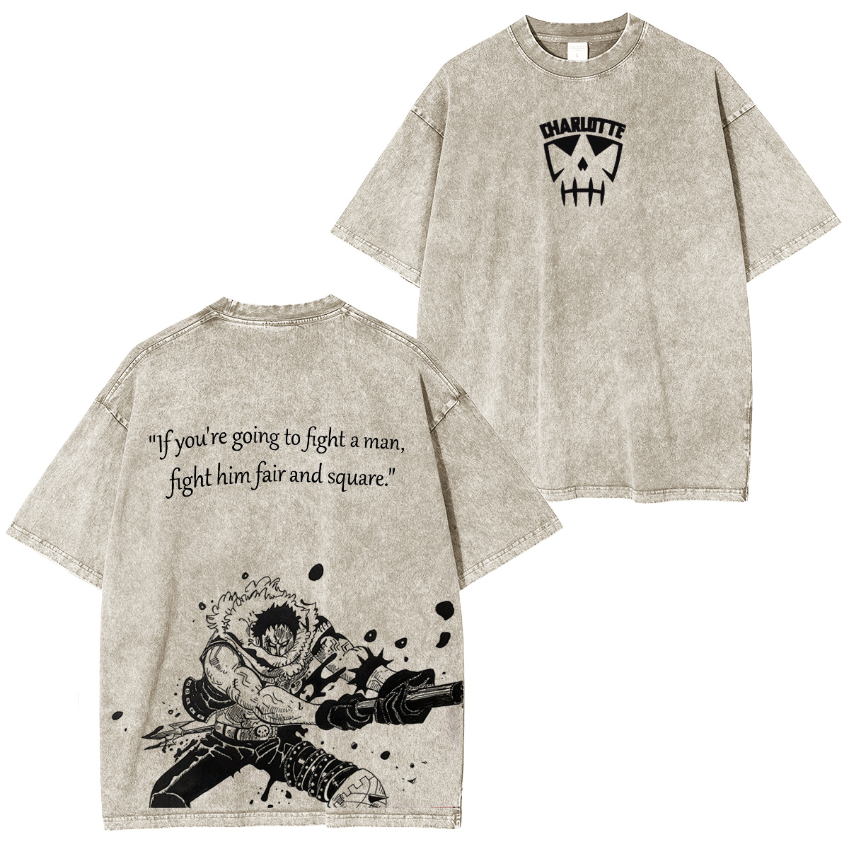 One Piece：Charlotte Vintage washed T-shirt/Crewneck/Hoodie