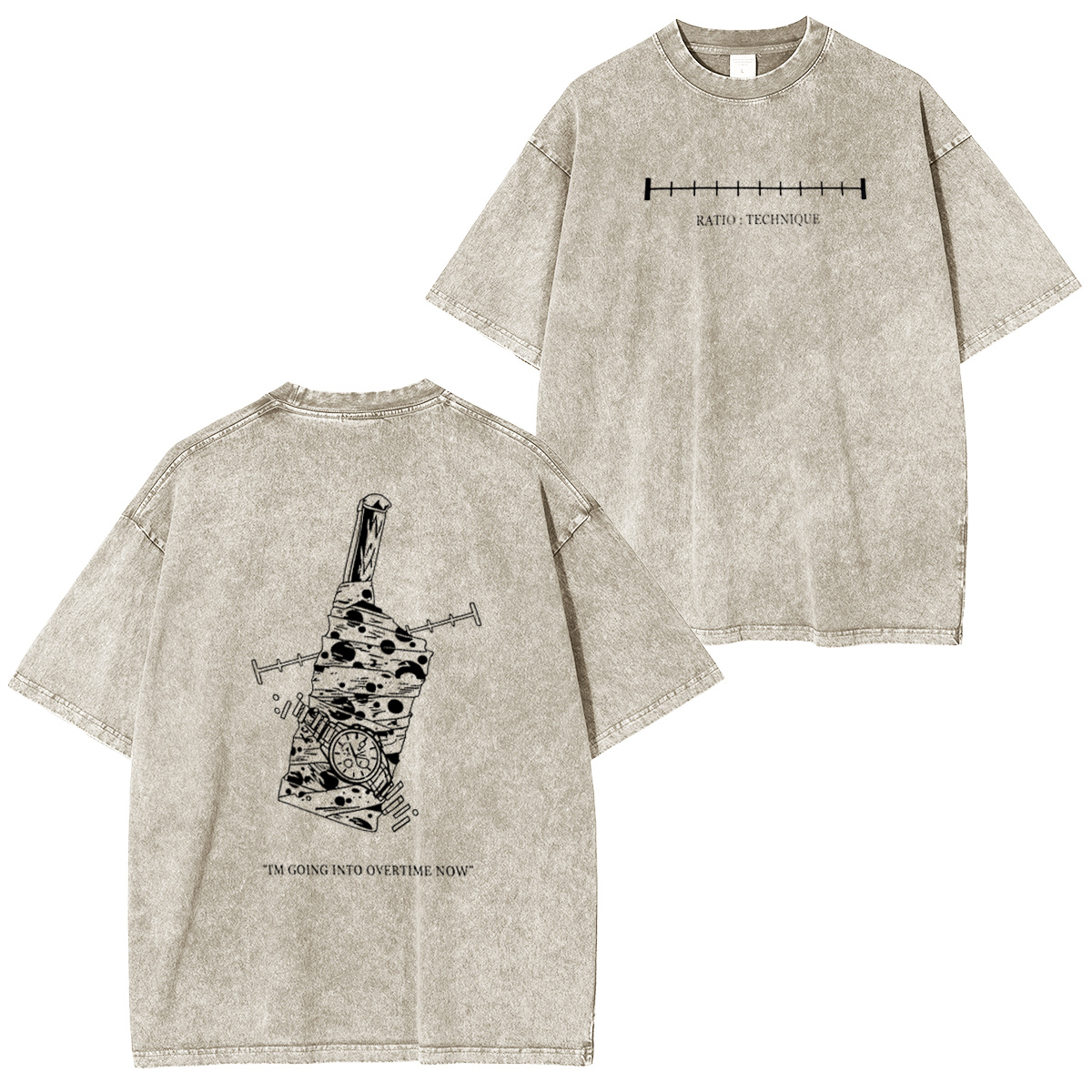 ��IM GOING INTO OVERTIME NOW�� funny Vintage washed T-shirt/Crewneck/Hoodie