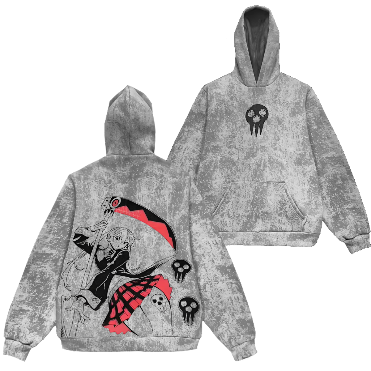 Soul Eater Maka Albarn Vintage Washed Hooded Sweatshirt