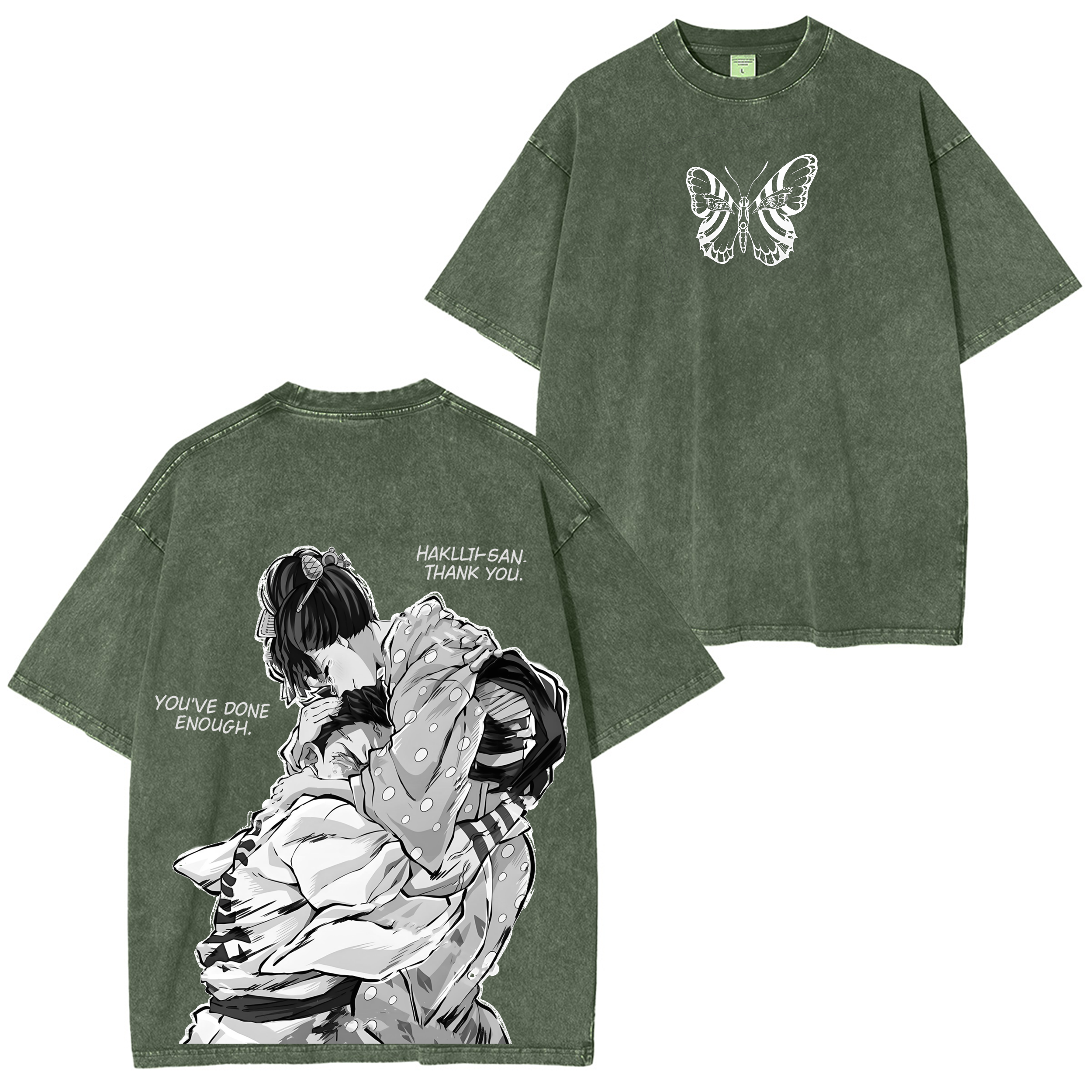 Demon Slayer Vintage Oversize Tee