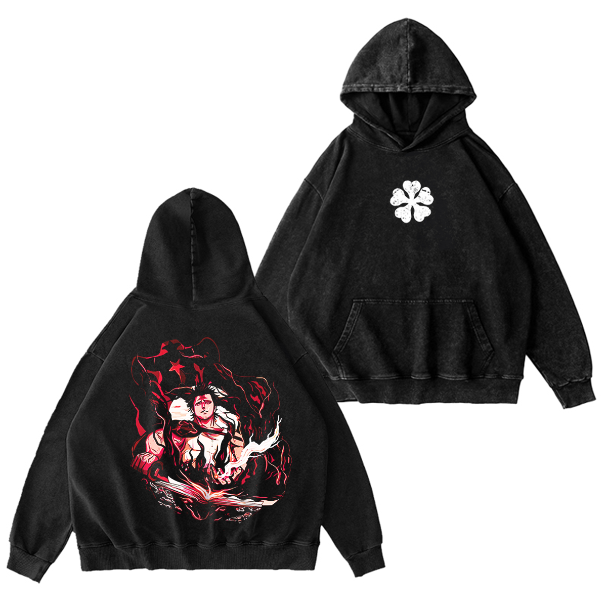 Black Clover Yami Vintage Washed T-shirt/Crewneck/Hoodie