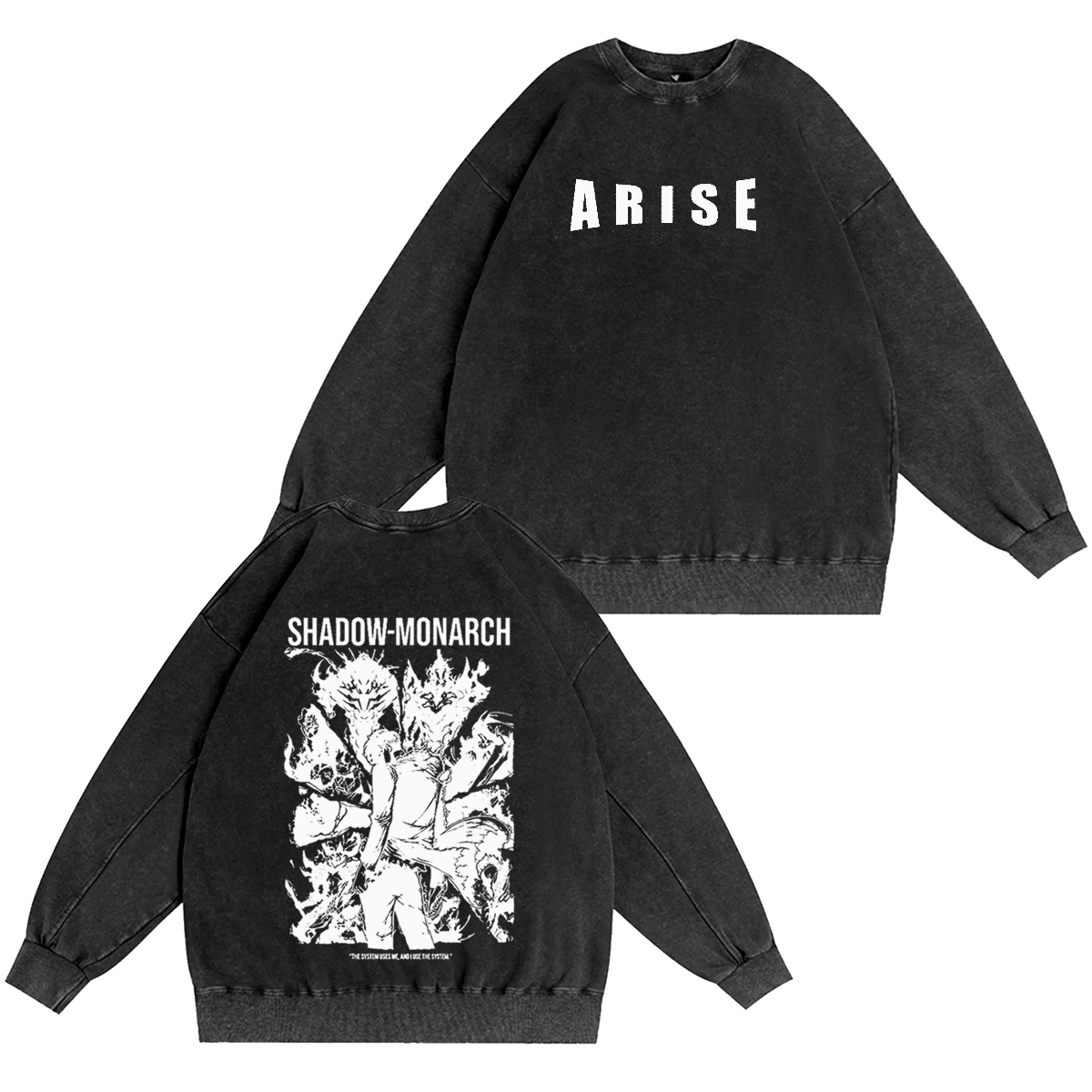 Solo Leveling Vintage Washed T-shirt/Crewneck/Hoodie