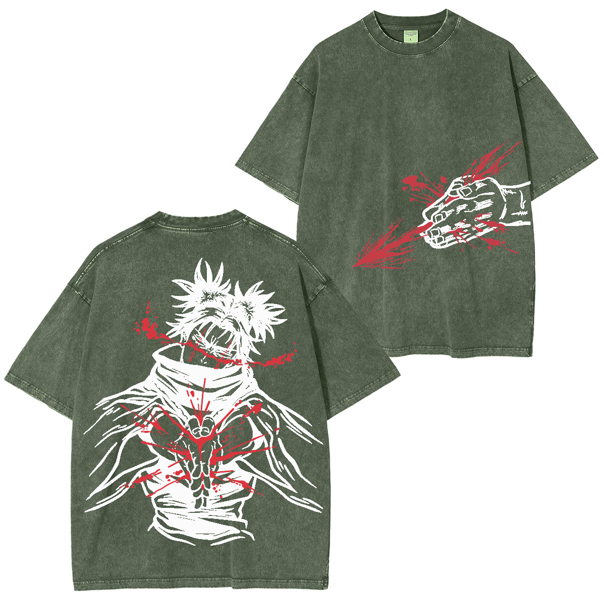 Choso Kamo Shirt – JJK Merch Clothing Washed Cotton T-Shirt.