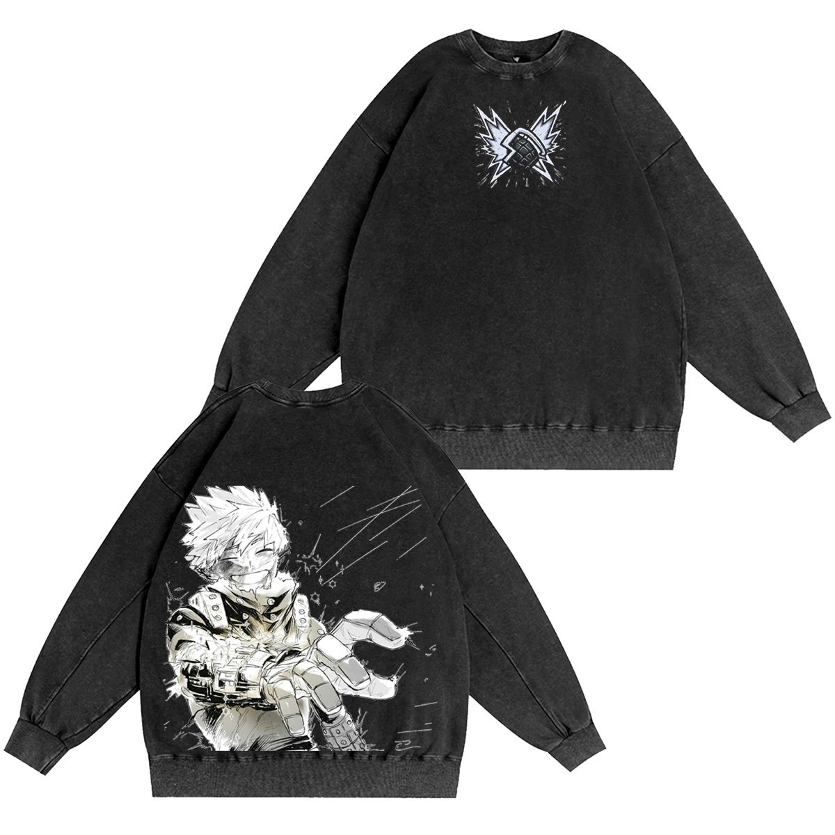 My Hero Academia Vintage Washed T-shirt/Crewneck/Hoodie