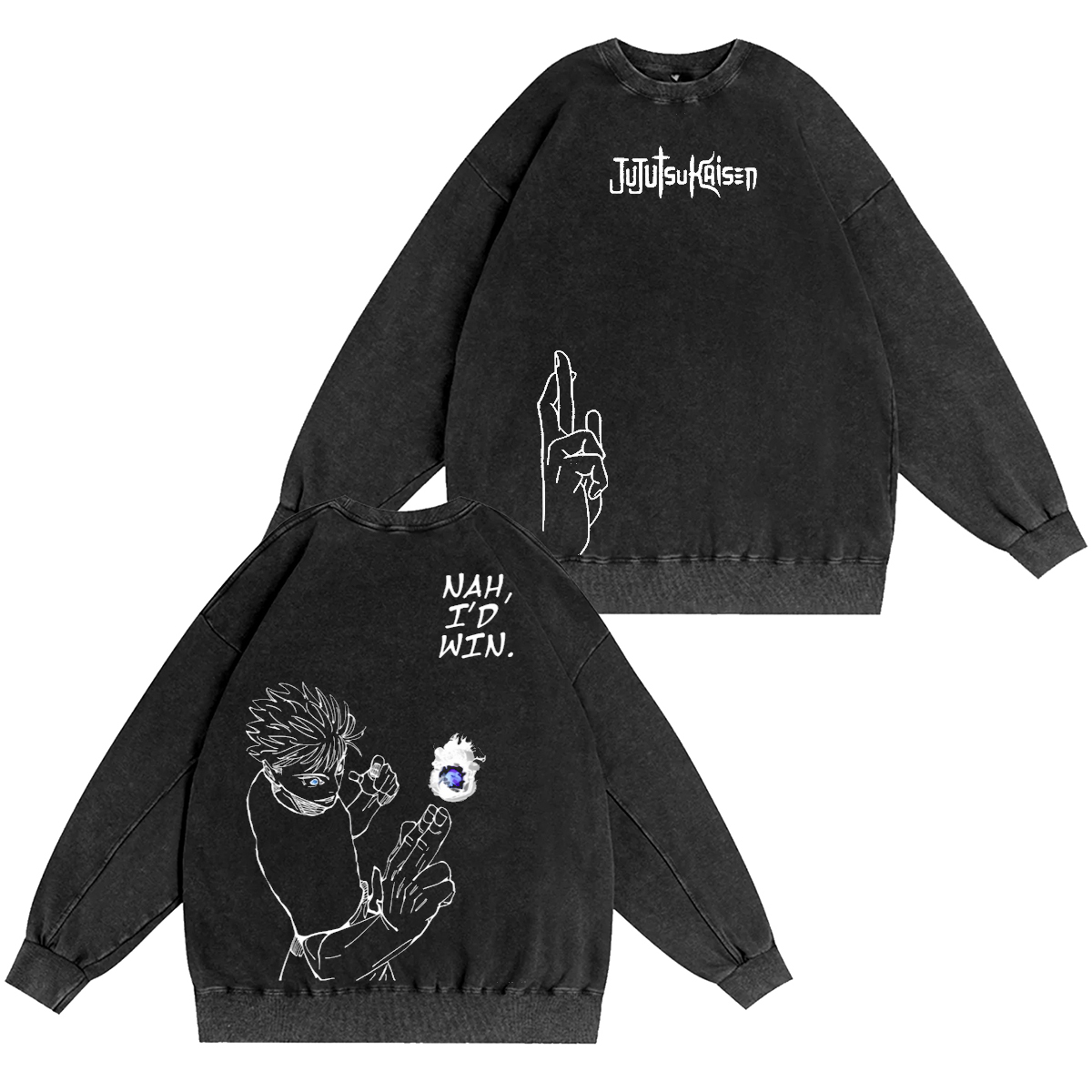 Jujutsu Kaisen Sukuna Washed T-shirt/Crewneck/Hoodie