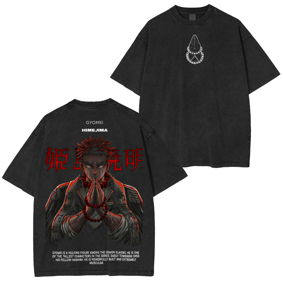 Demon Slayer Vintage Washed T-shirt/Crewneck/Hoodie