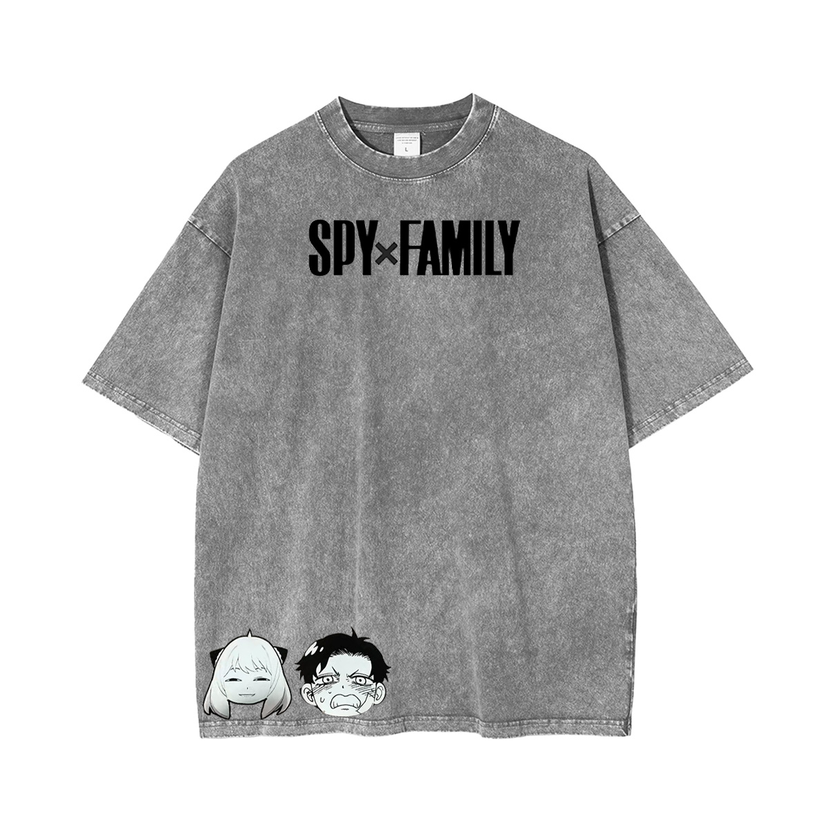 Damian Desmond x Anya Forger Spy �� Family Vintage Washed T-shirt/Crewneck/Hoodie