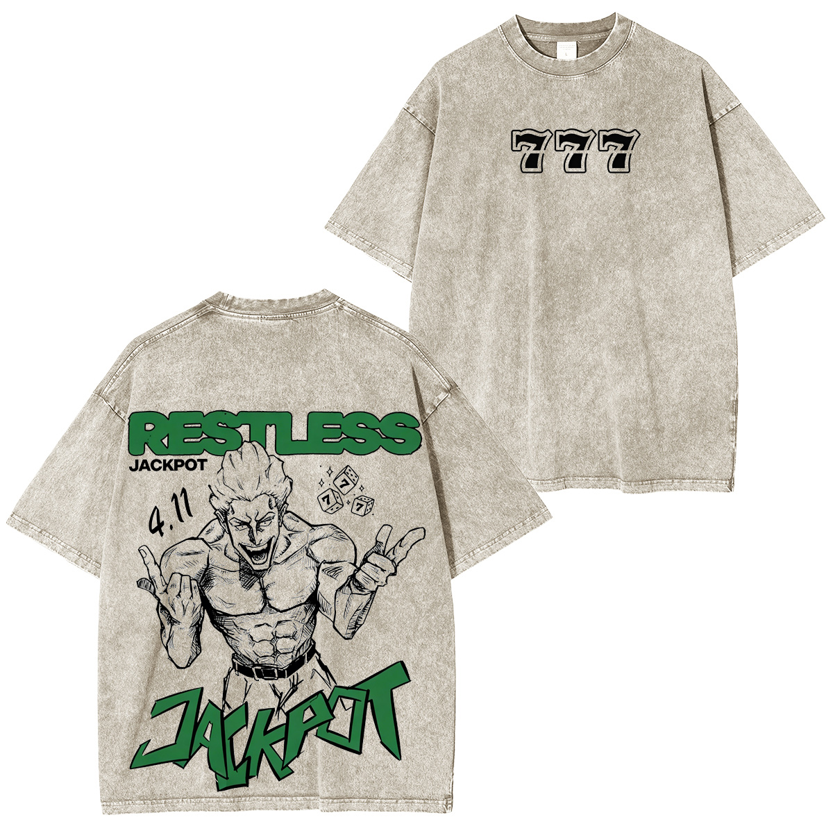 Jujutsu Kaisen :Kinji Hakari Vintage washed T-shirt/Crewneck/Hoodie