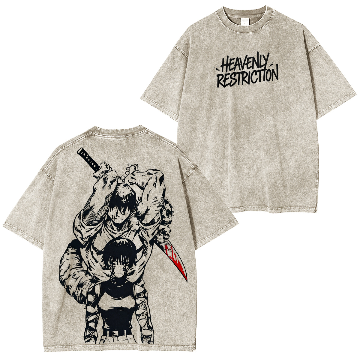 Jujutsu Kaisen :Ryomen Sukuna Vintage washed T-shirt/Crewneck/Hoodie