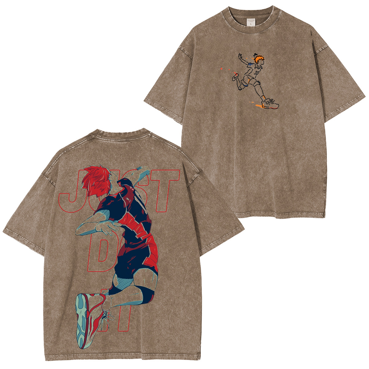 Haikyu!!  :Shoyo Hinata Vintage washed T-shirt/Crewneck/Hoodie