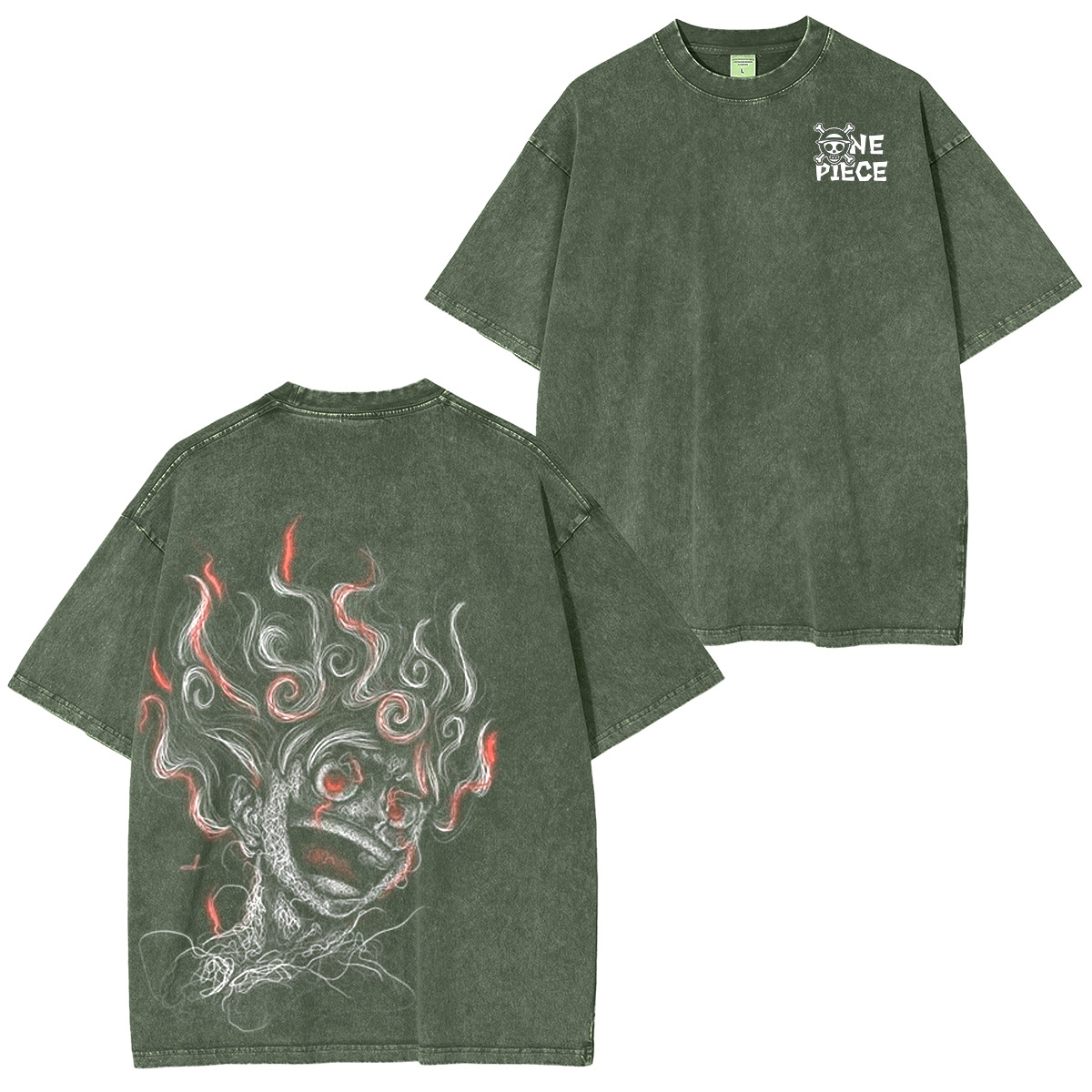 Luffy gear 5 :ONE PIECE Vintage washed T-shirt/Crewneck/Hoodie