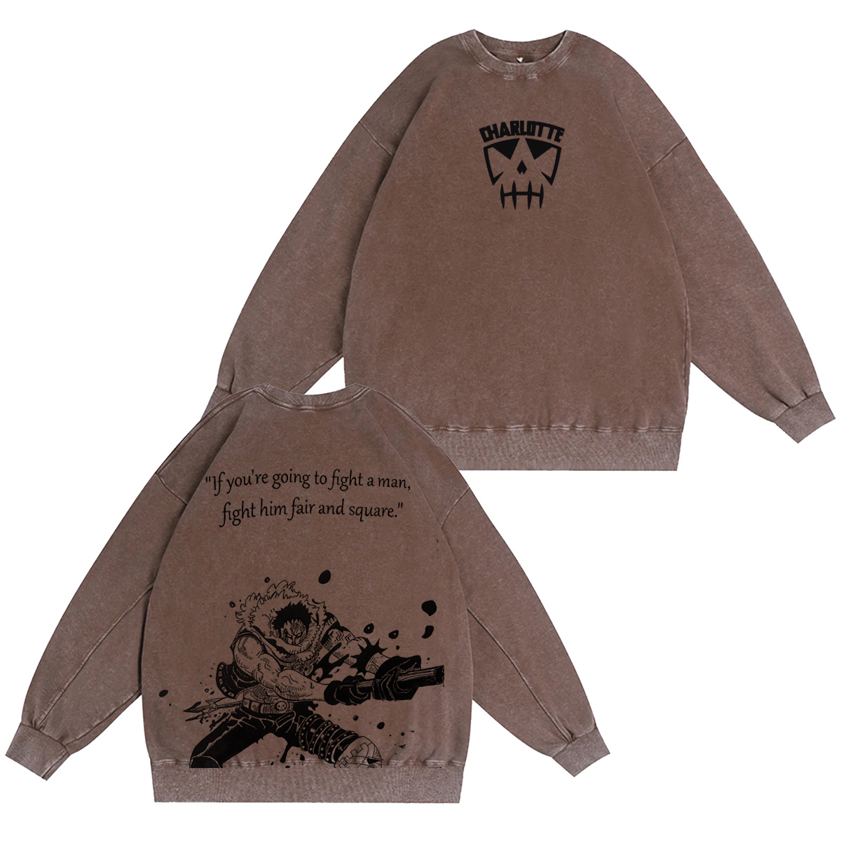 One Piece：Charlotte Vintage washed T-shirt/Crewneck/Hoodie