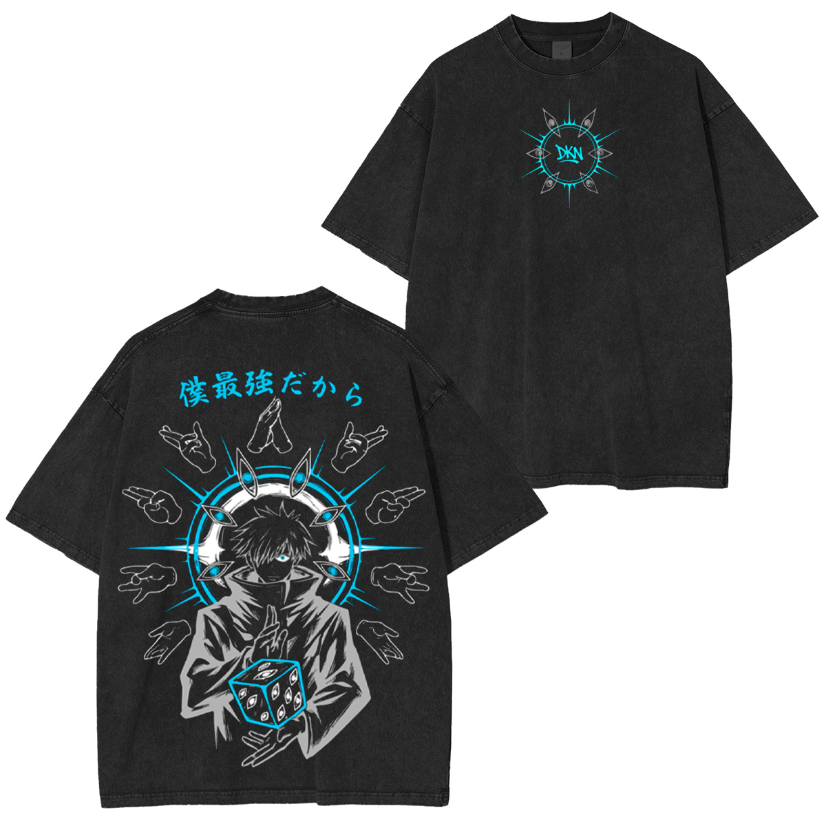 Jujutsu Kaisen Vintage Washed T-shirt/Crewneck/Hoodie
