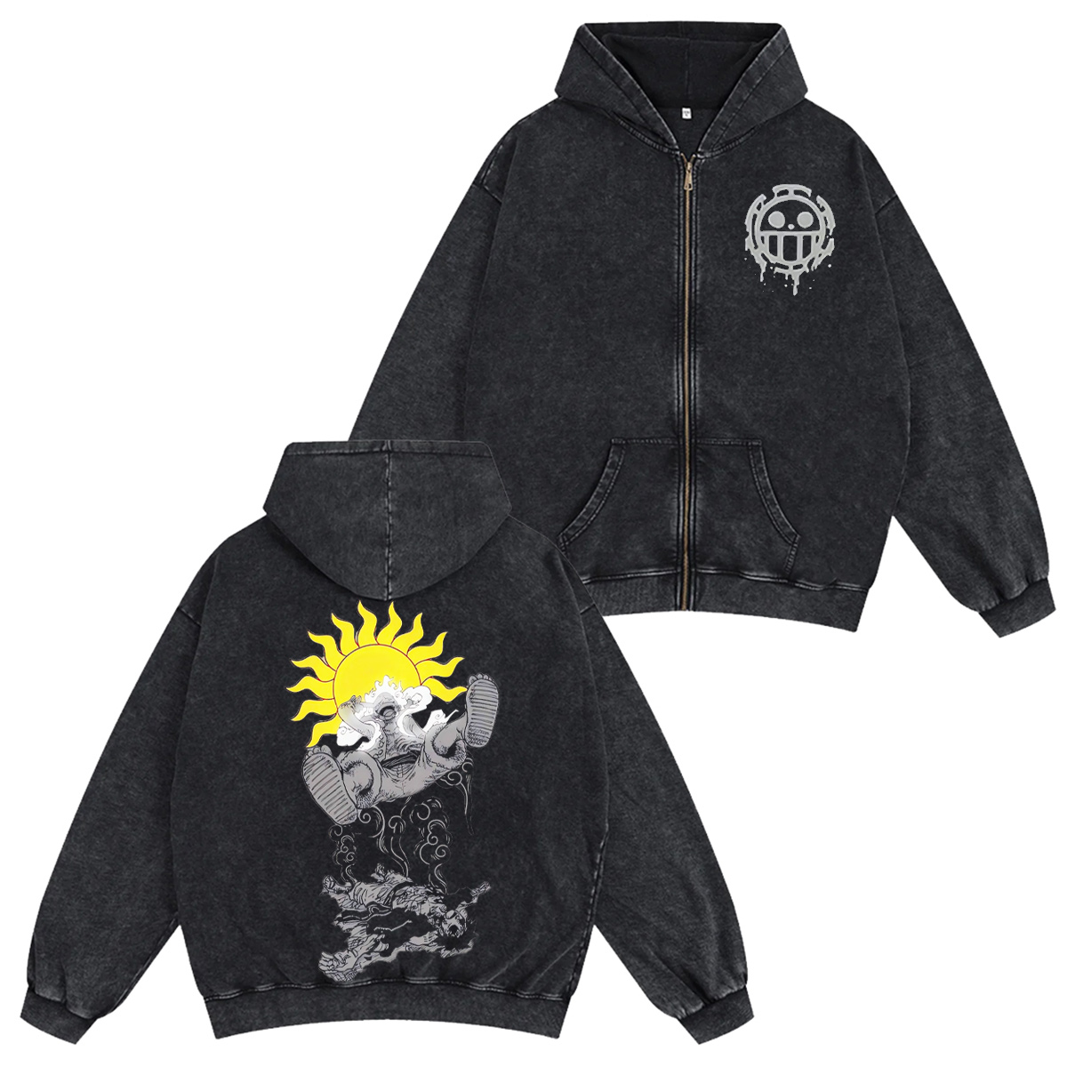 One Piece Washed T-shirt/Crewneck/Hoodie