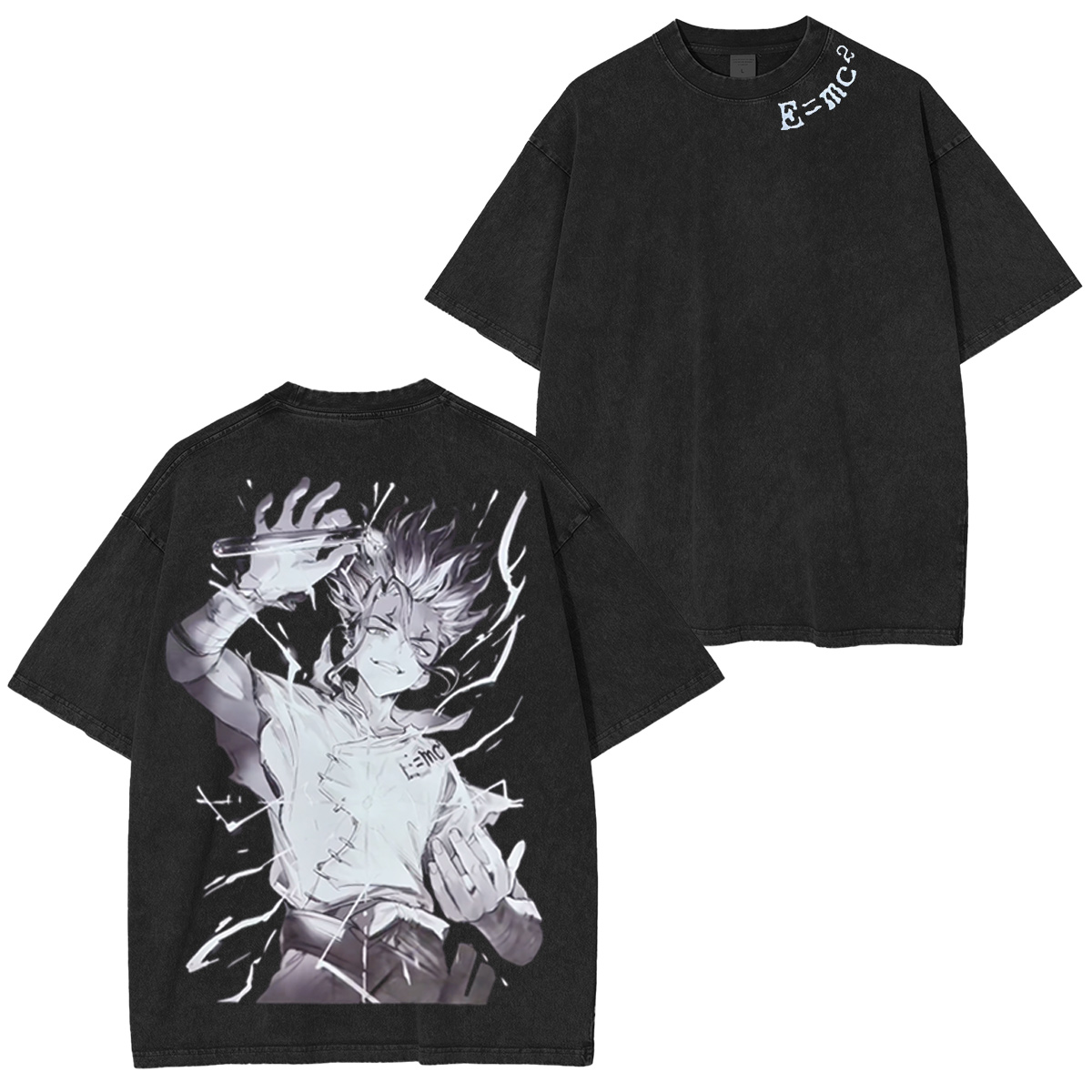 Senku Ishigami Dr. Stone Washed T-shirt/Crewneck/Hoodie