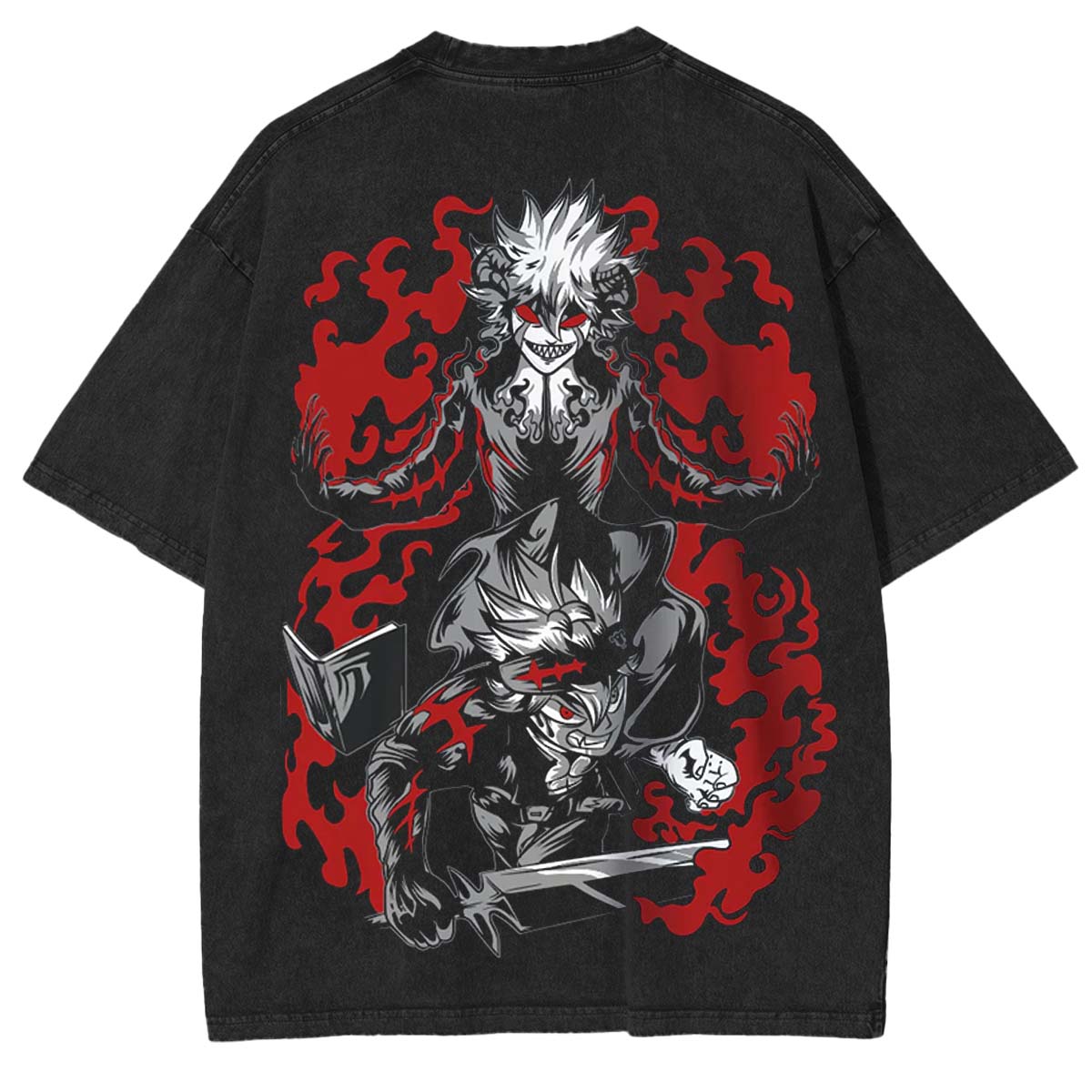 Asta Black Clover Oversized T-Shirt