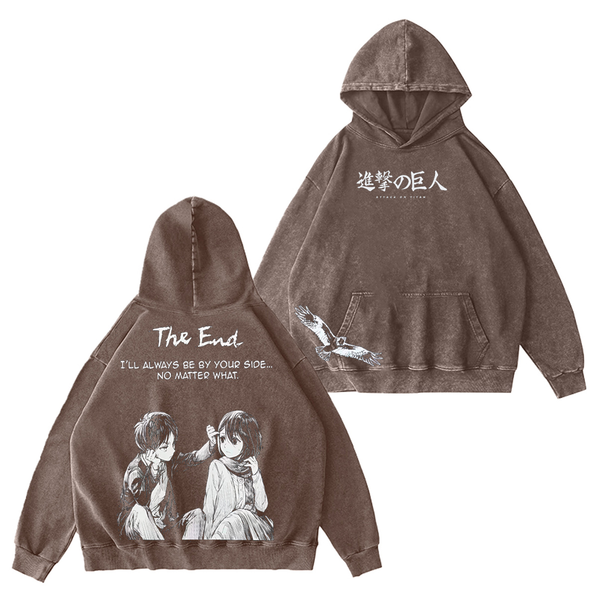Attack on Titan Washed T-shirt/Crewneck/Hoodie