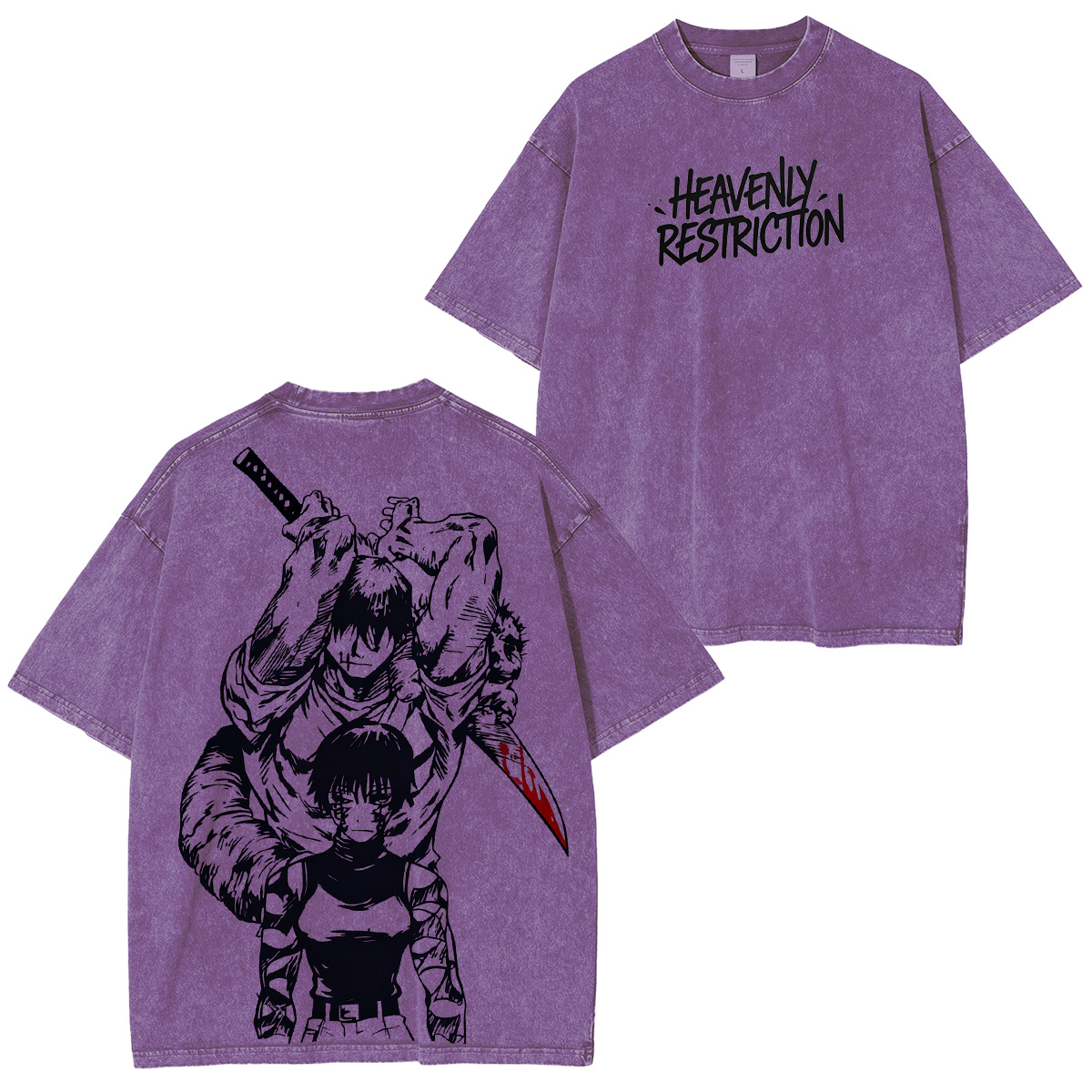 Jujutsu Kaisen :Ryomen Sukuna Vintage washed T-shirt/Crewneck/Hoodie