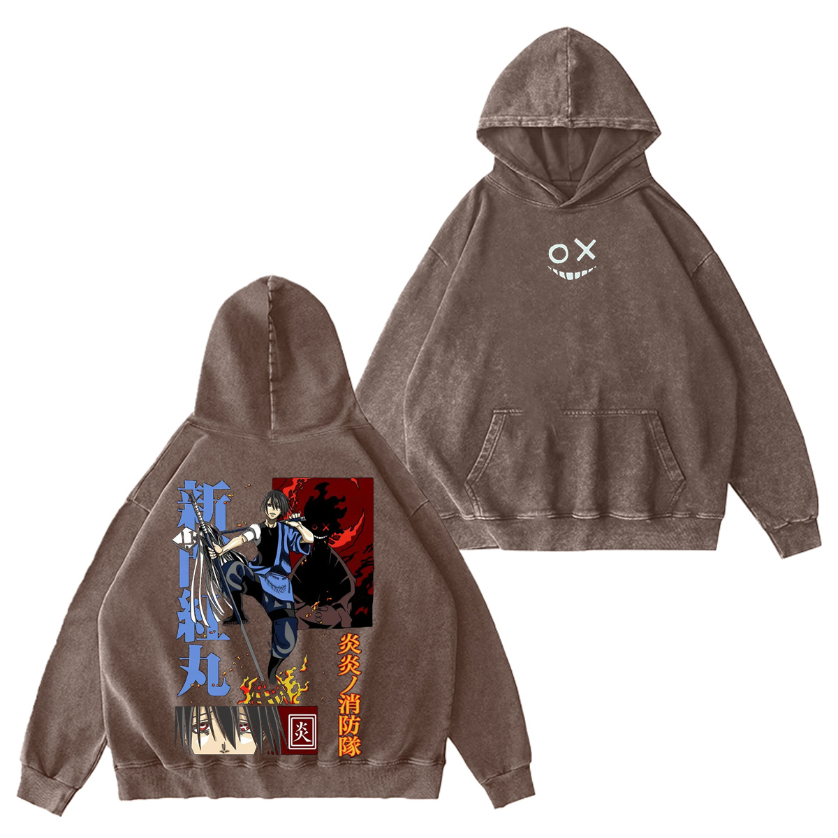 Fire Force Washed T-shirt/Crewneck/Hoodie