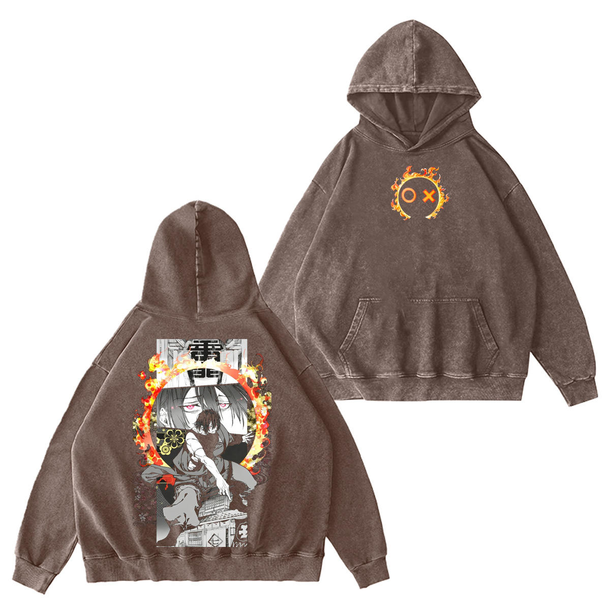 Shinra Kusakabe Fire Force Washed T-shirt/Crewneck/Hoodie