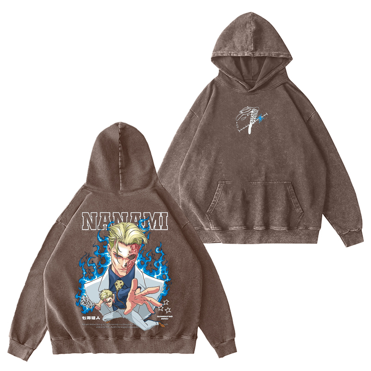 Kento Nanami Jujutsu Kaisen Washed T-shirt/Crewneck/Hoodie