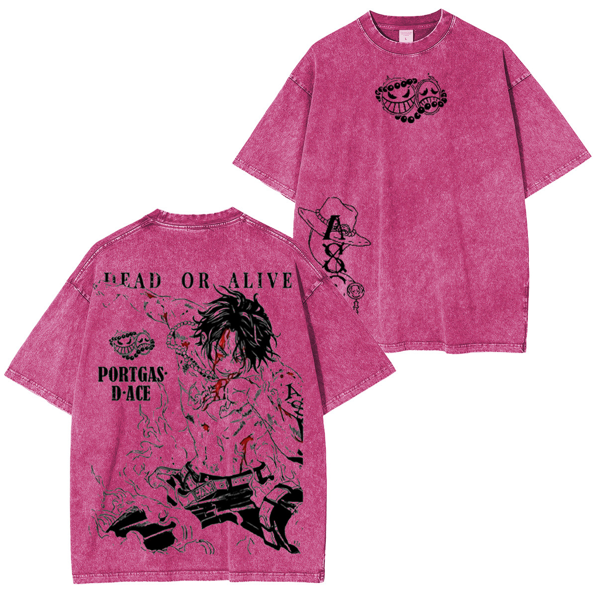 One Piece Washed T-shirt/Crewneck/Hoodie