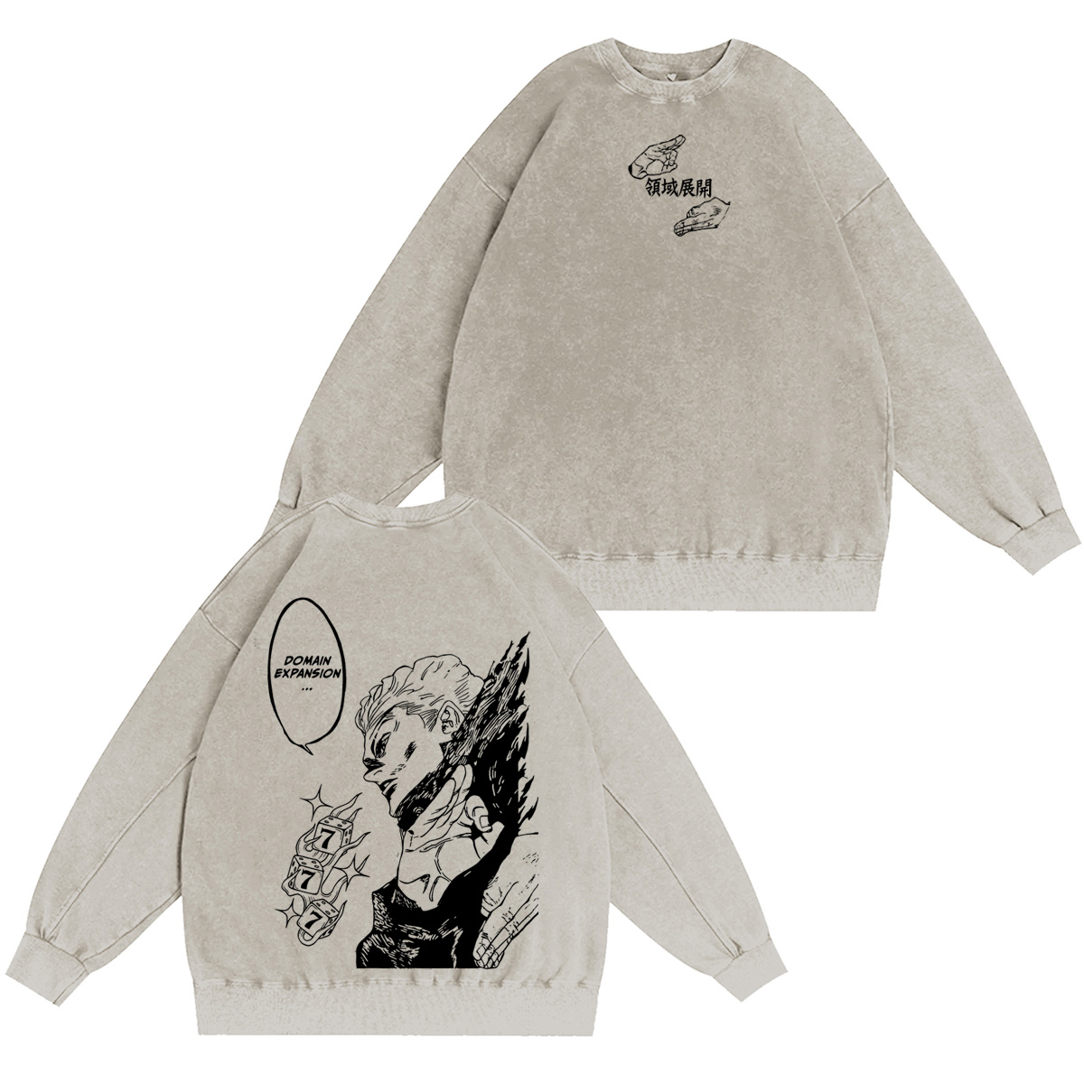 Kento Nanami Jujutsu Kaisen Washed T-shirt/Crewneck/Hoodie
