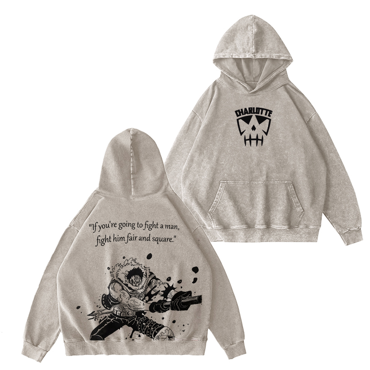 One Piece：Charlotte Vintage washed T-shirt/Crewneck/Hoodie