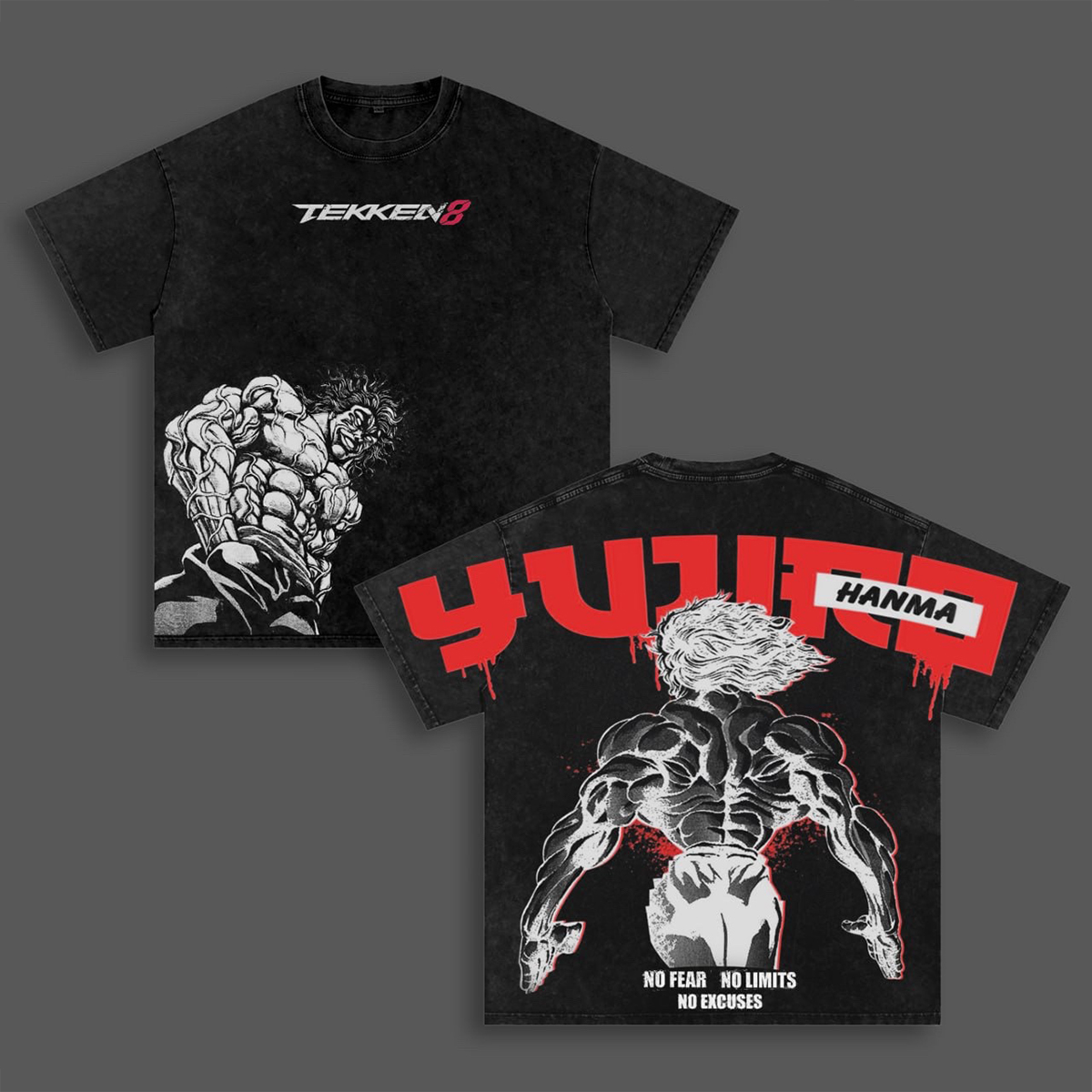 Tekken8 Washed T-shirt/Crewneck/Hoodie