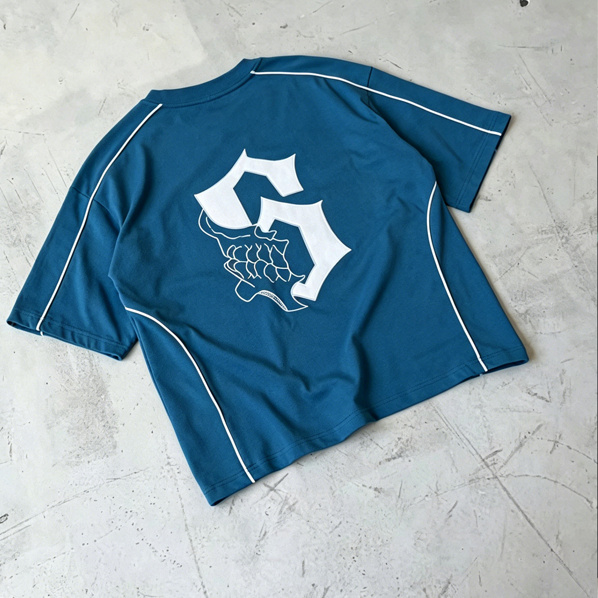 Grimmjow Bleach Embroidery T-shirt