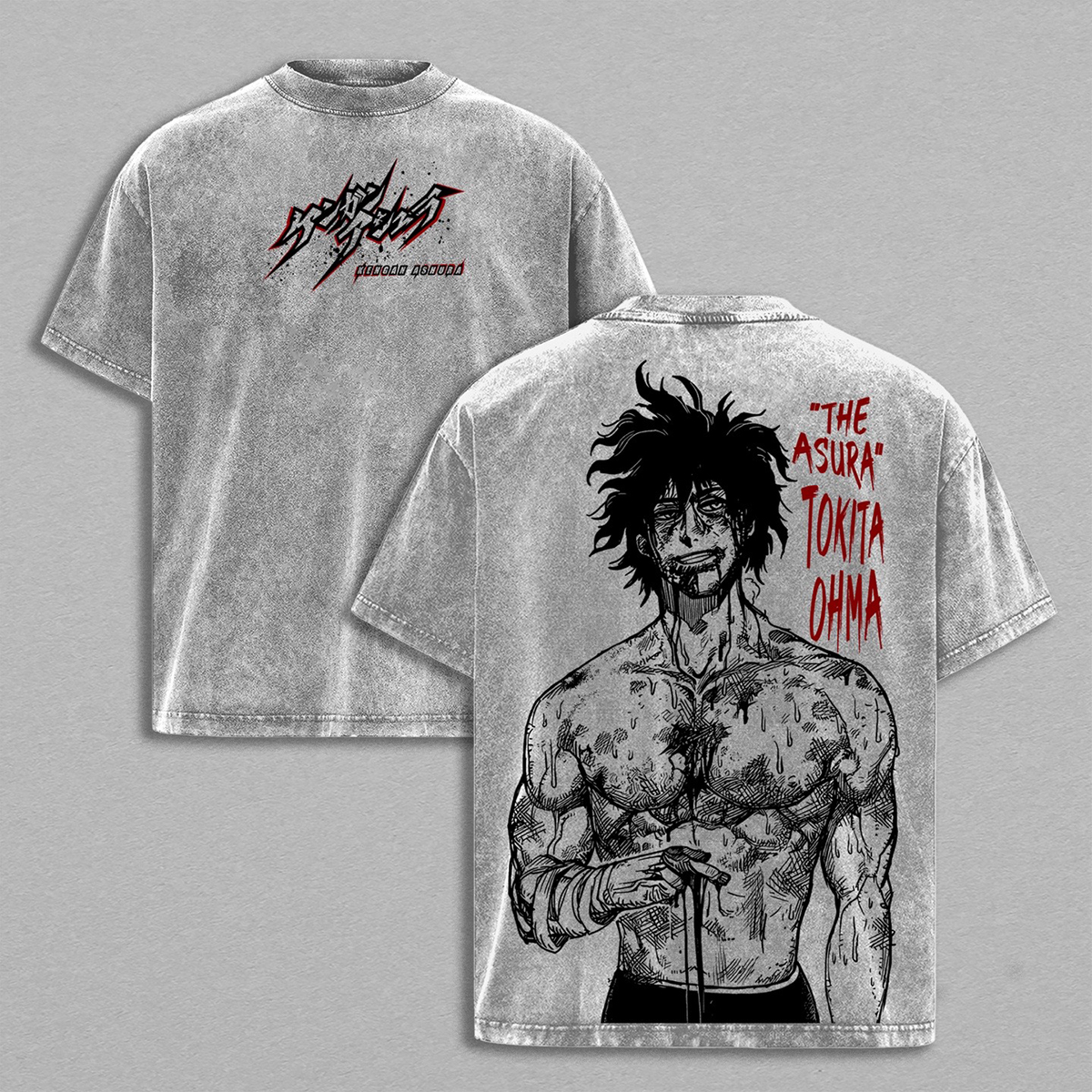 Kengan Ashura Washed T-shirt/Crewneck/Hoodie