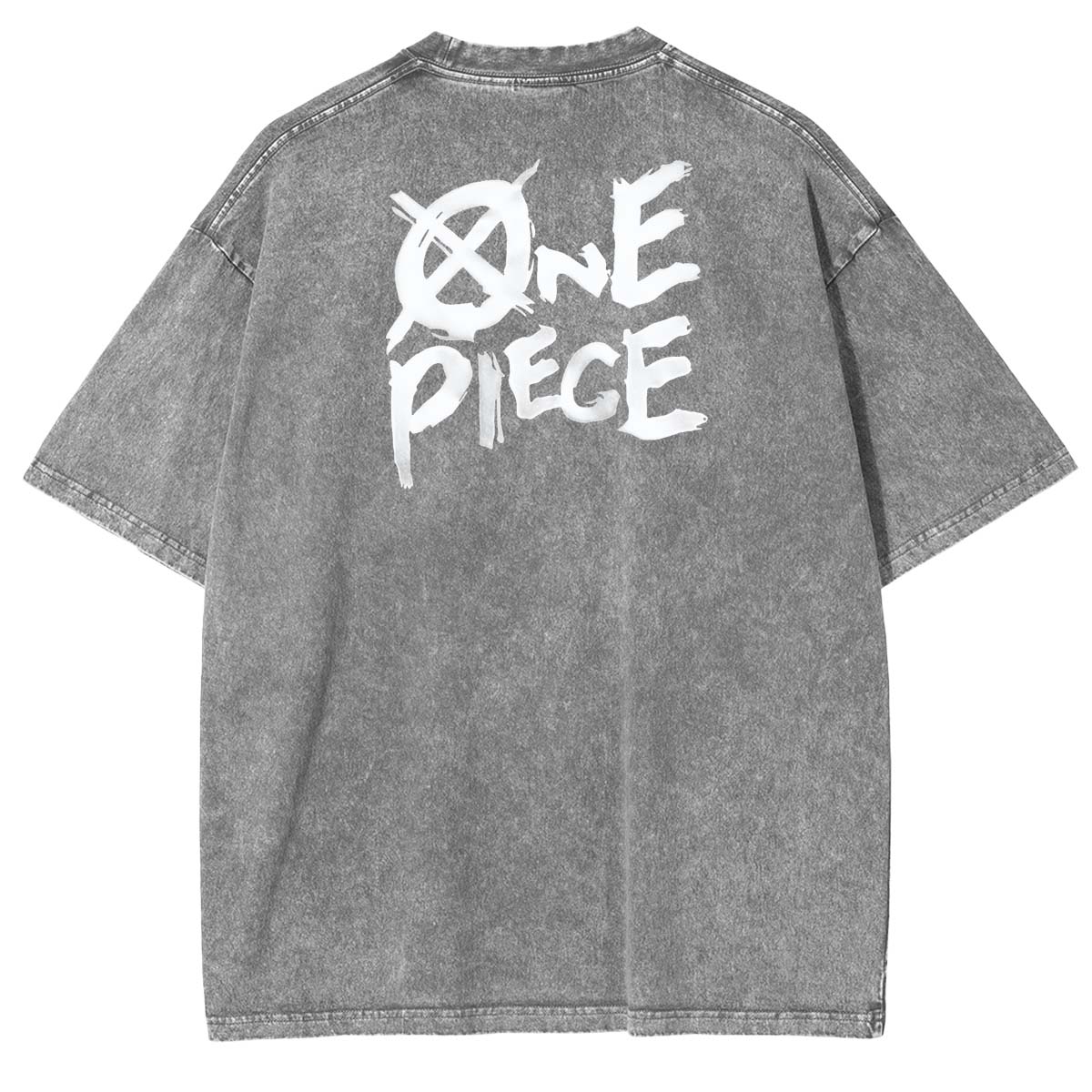 Nico Robin x One Piece Anime Double Printed Vintage Washed Tee