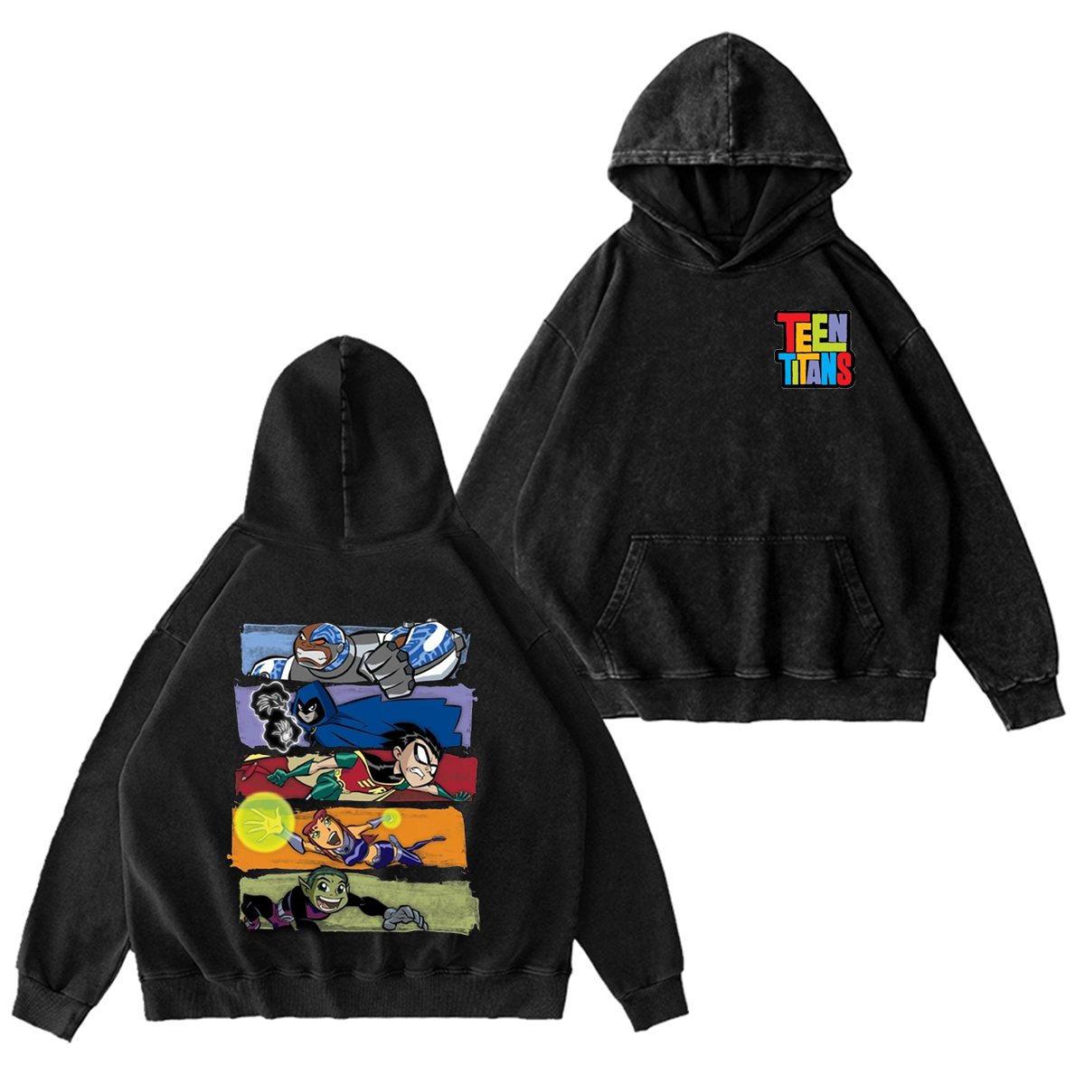 Teen Titans Unisex Washed T-shirt/Crewneck/Hoodie
