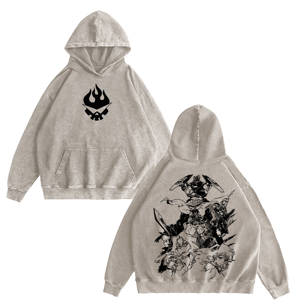 Tengen Toppa Gurren Lagann Vintage Washed T-shirt/Crewneck/Hoodie