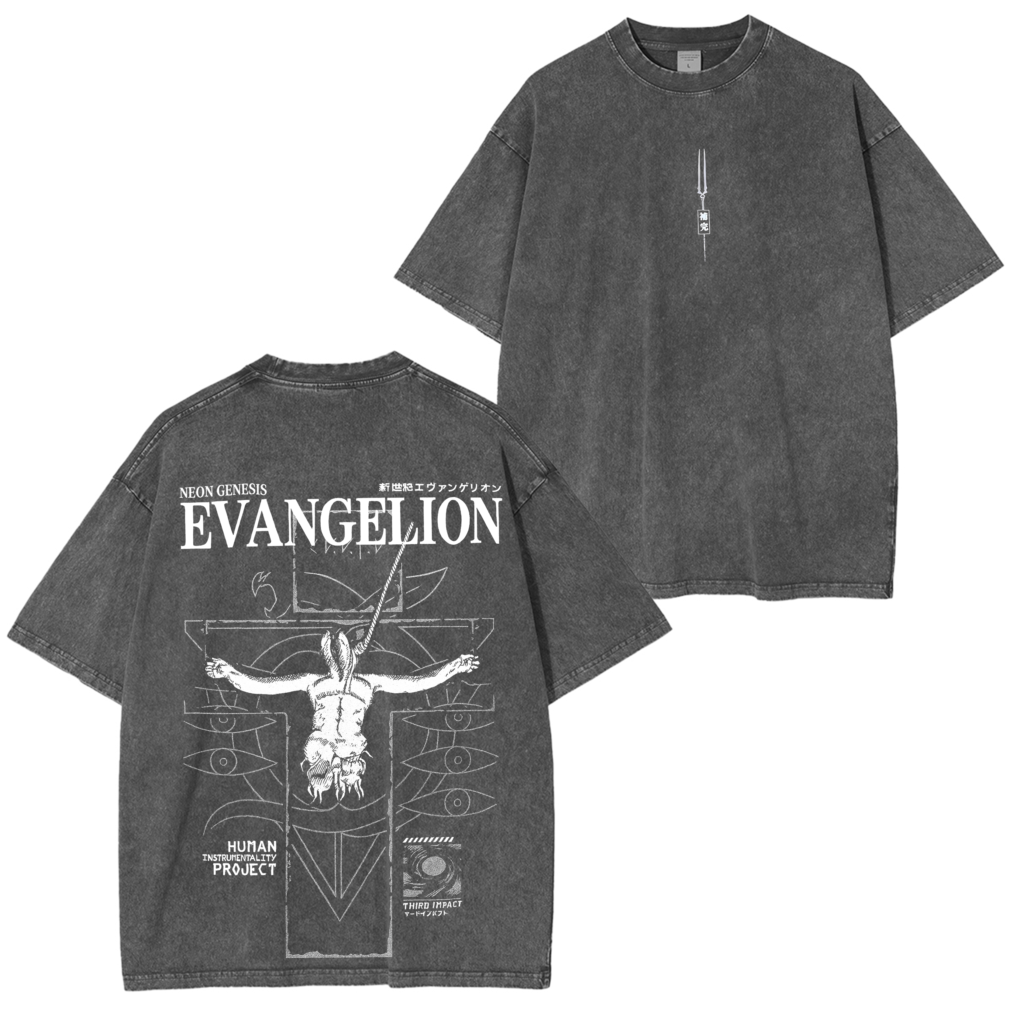Camisa Lilith ACID WASH - Neon Genesis Evangelion T-Shirts
