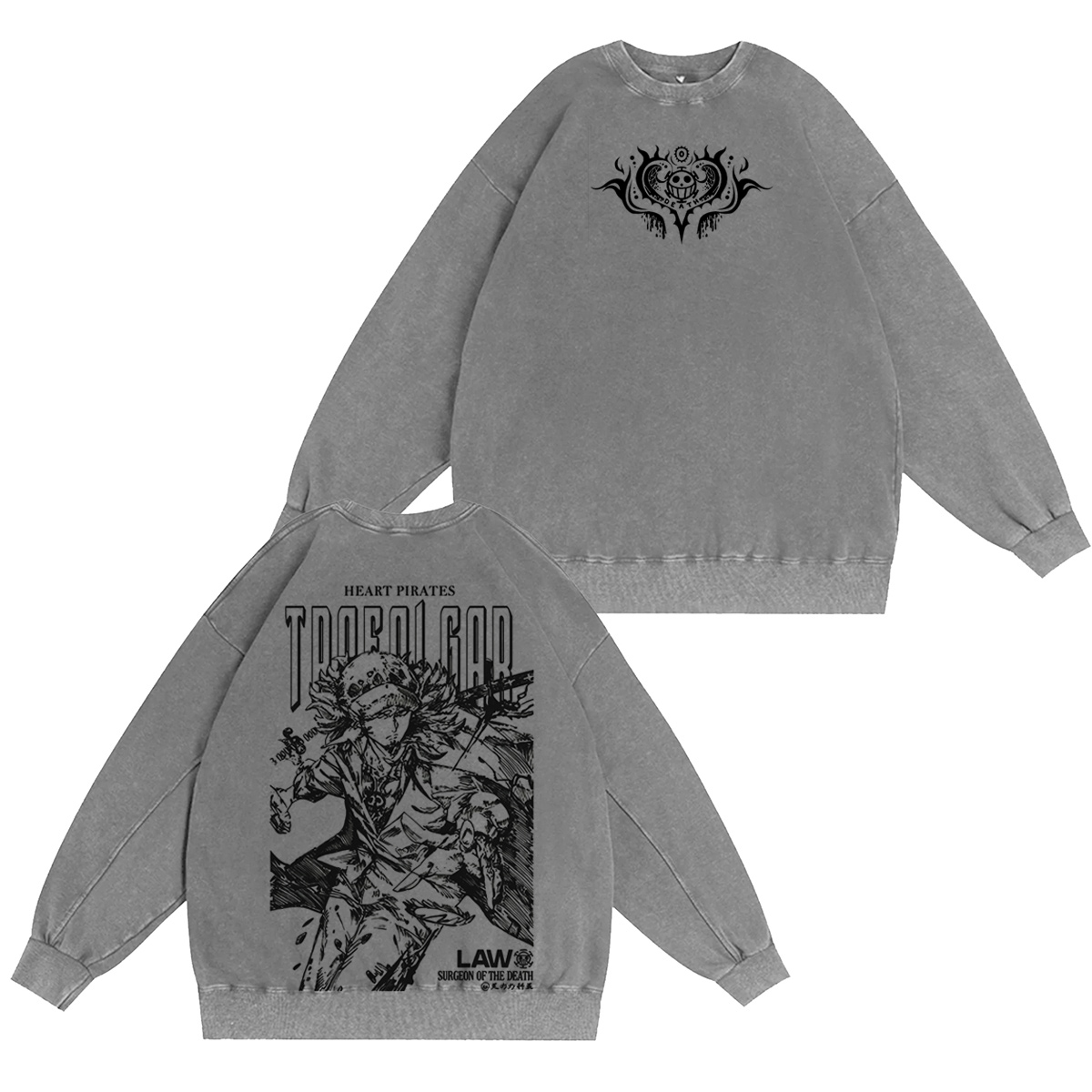 ONE PIECE Vintage washed T-shirt/Crewneck/Hoodie