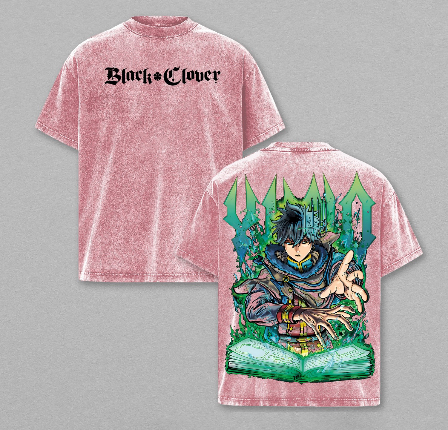 Black Clover Washed T-shirt/Crewneck/Hoodie