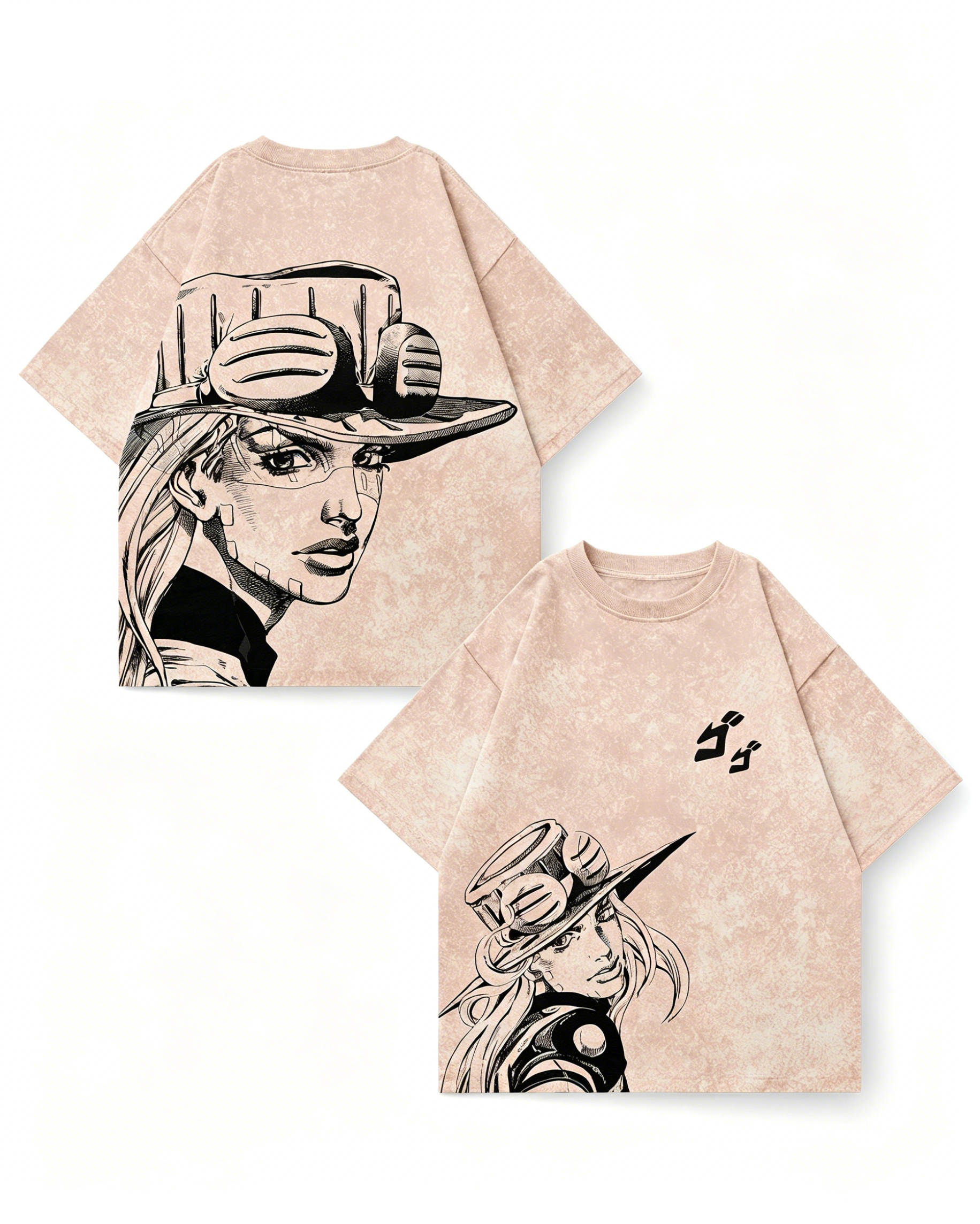 Gyro Zeppeli,Jojo Anime  Washed T-shirt/Crewneck/Hoodie