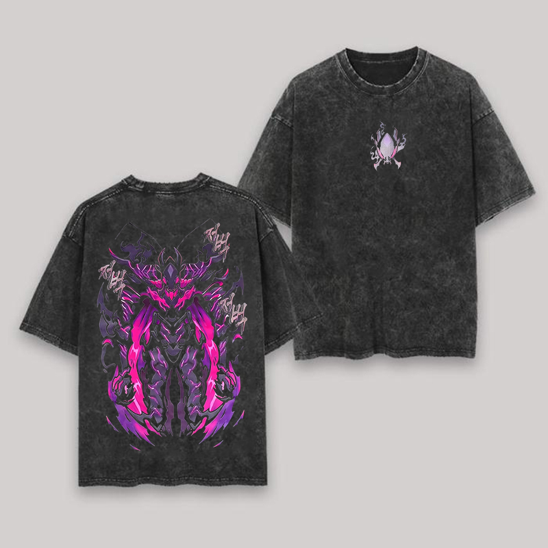 The Shadow Of The Ant King Solo Leveling Printed Unisex Washed T-Shirt