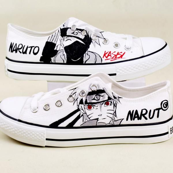 Naruto X Sasuke Customized Converse low Chuck