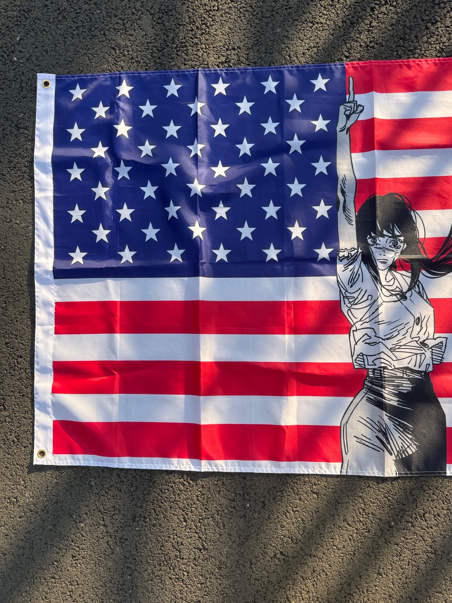 Anime Chainsaw Man Flag
