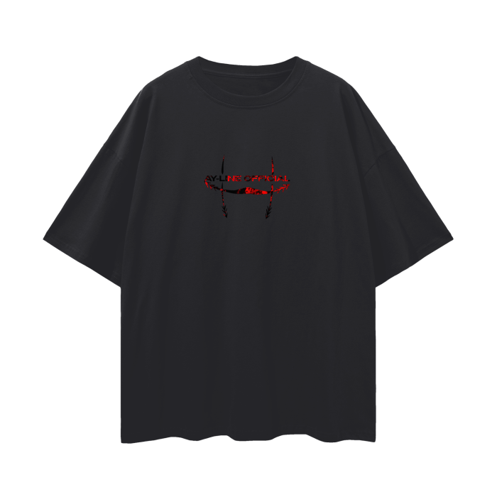 Crimson Flow Streetwear Shirt