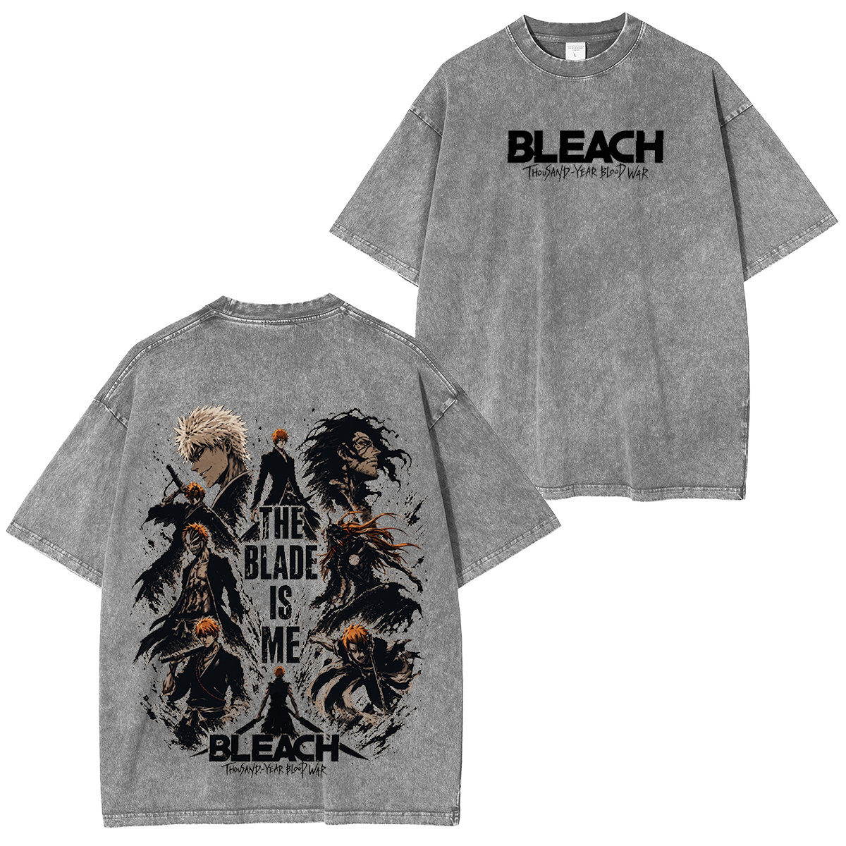Bleach Washed T-shirt/Hoodie