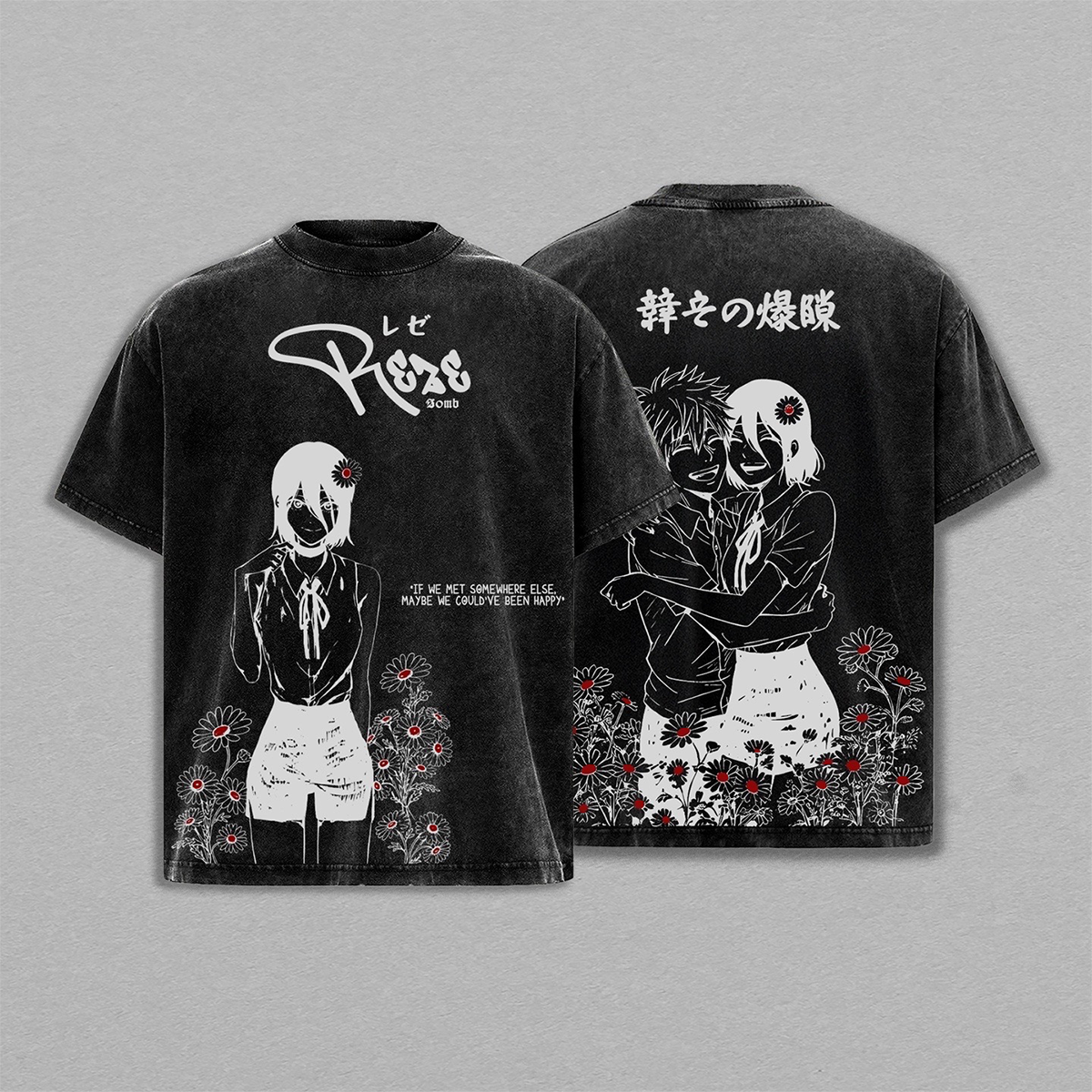 Chainsaw Man Vintage Washed T-shirt/Crewneck/Hoodie