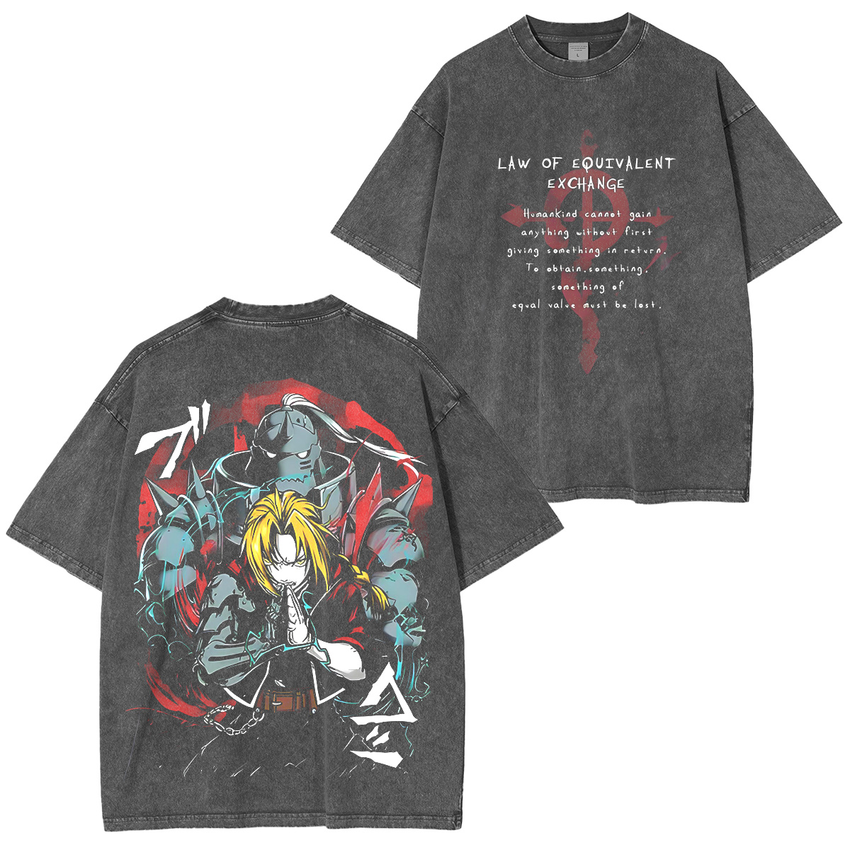 Fullmetal Alchemist: Edward Elric & Alphonse Elric Vintage T-shirt/Crewneck/Hoodie