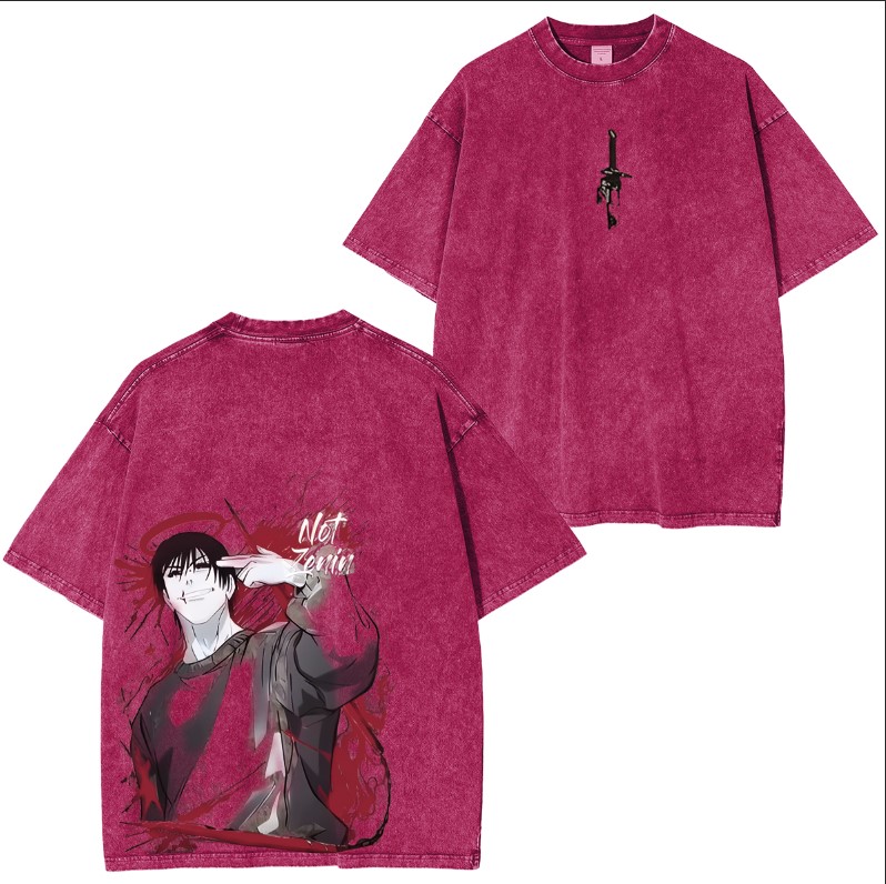 Azikbd Jujutsu Kaisen Anime Retro Tshirt